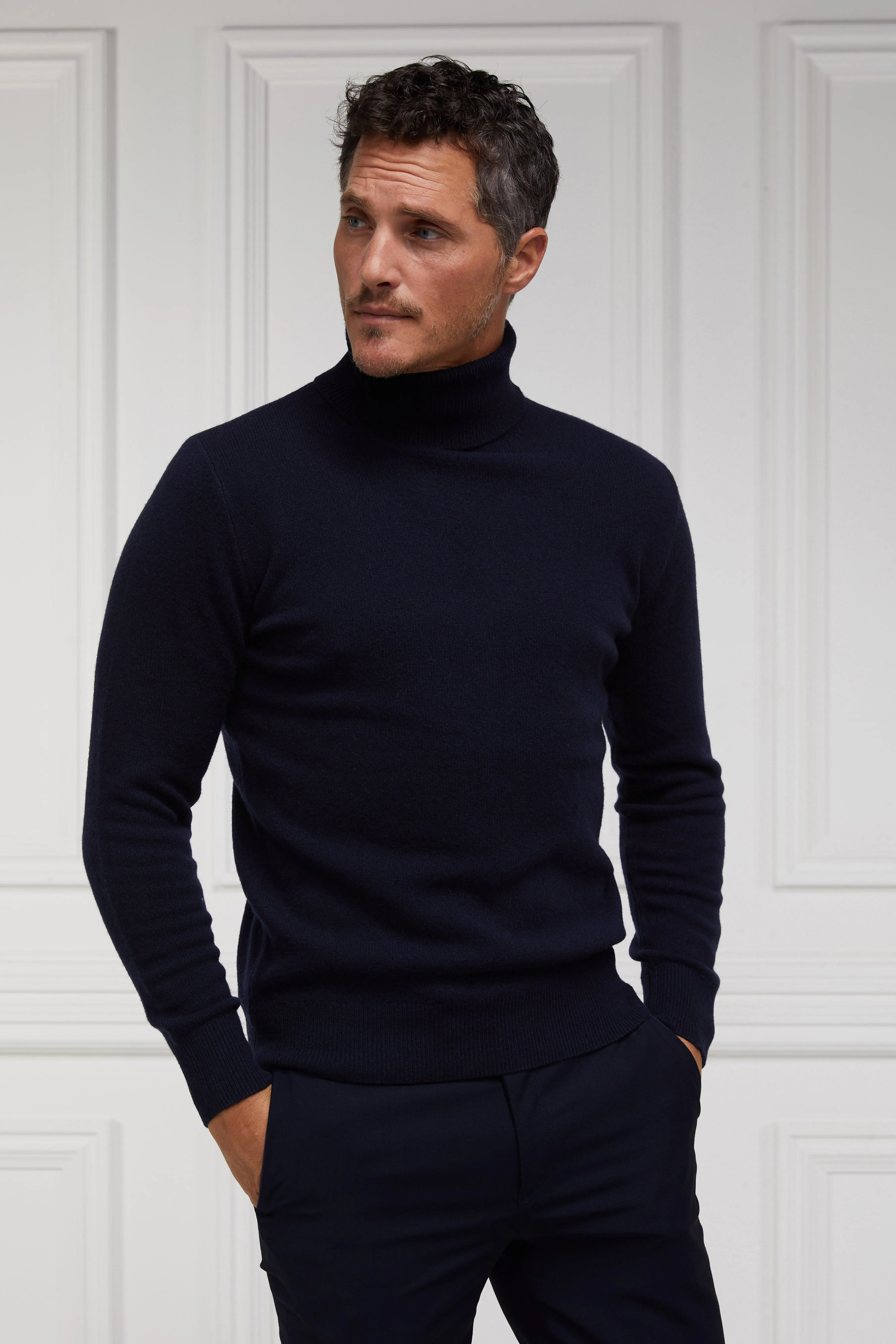 Byron Roll Neck Knit (Navy) sold by Holland Cooper product image thumbnail 3