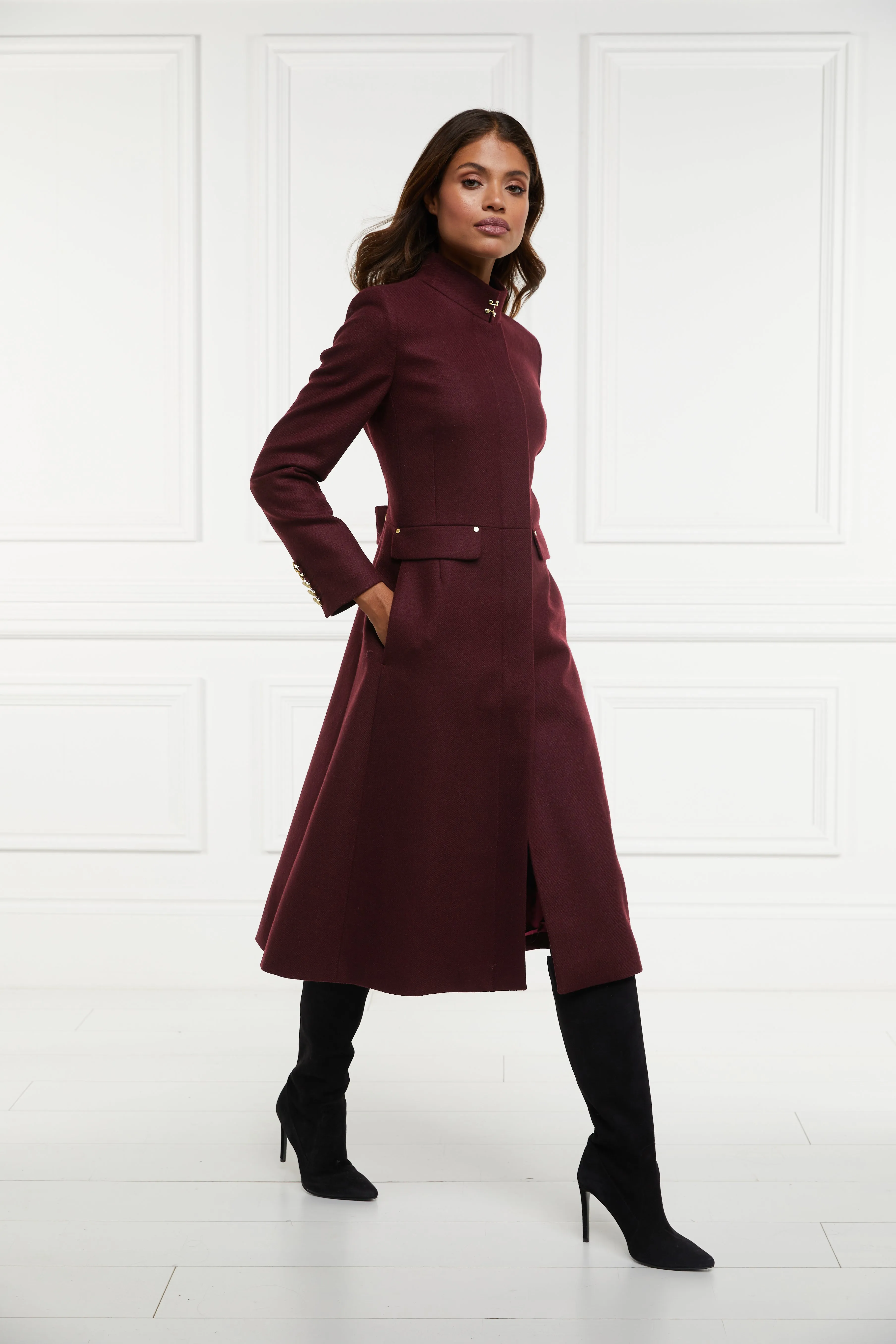 Dowdeswell Coat (Mulberry) sold by Holland Cooper product image thumbnail 2
