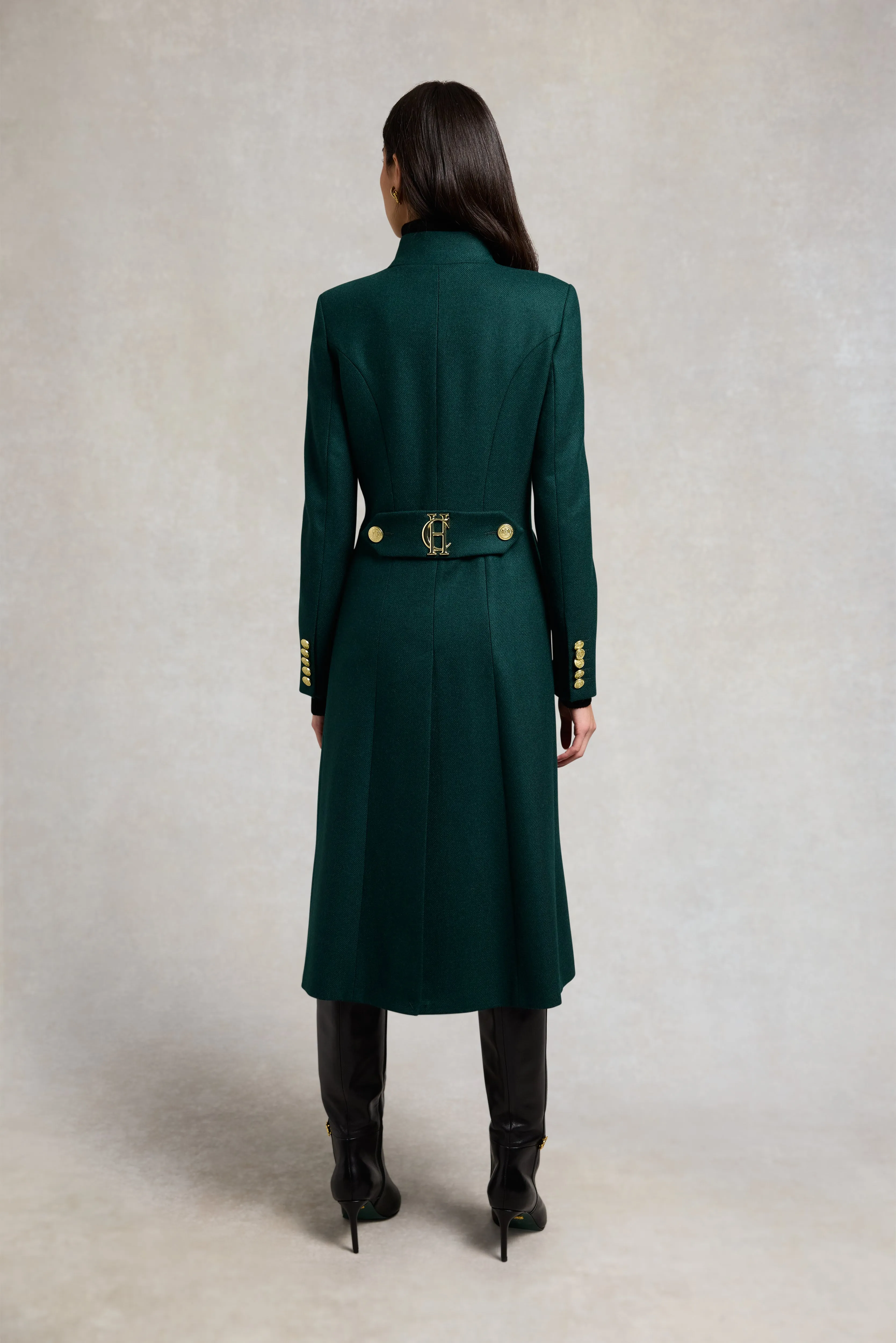 Dowdeswell Coat (Emerald) sold by Holland Cooper product image thumbnail 4