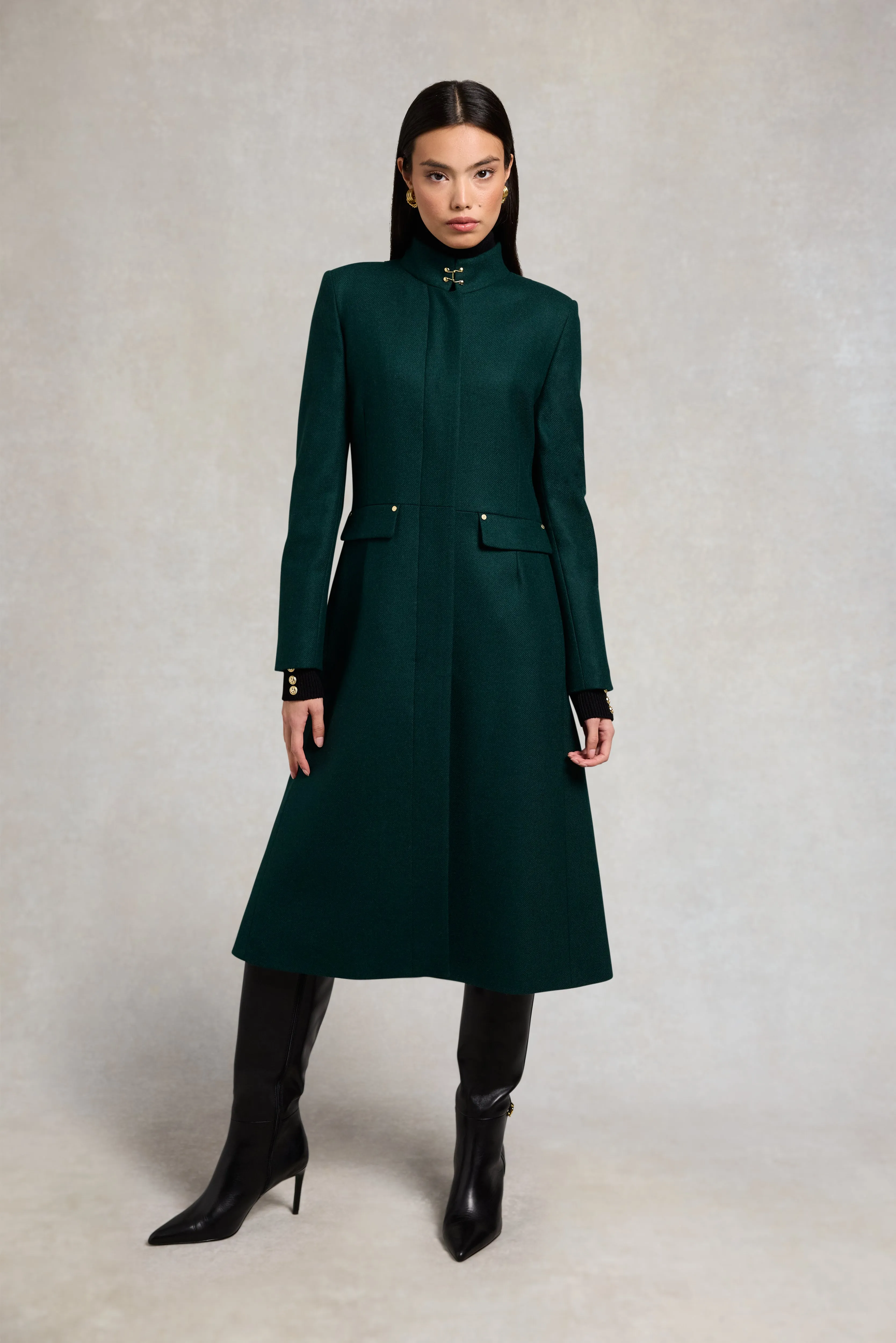 Dowdeswell Coat (Emerald) sold by Holland Cooper product image thumbnail 2