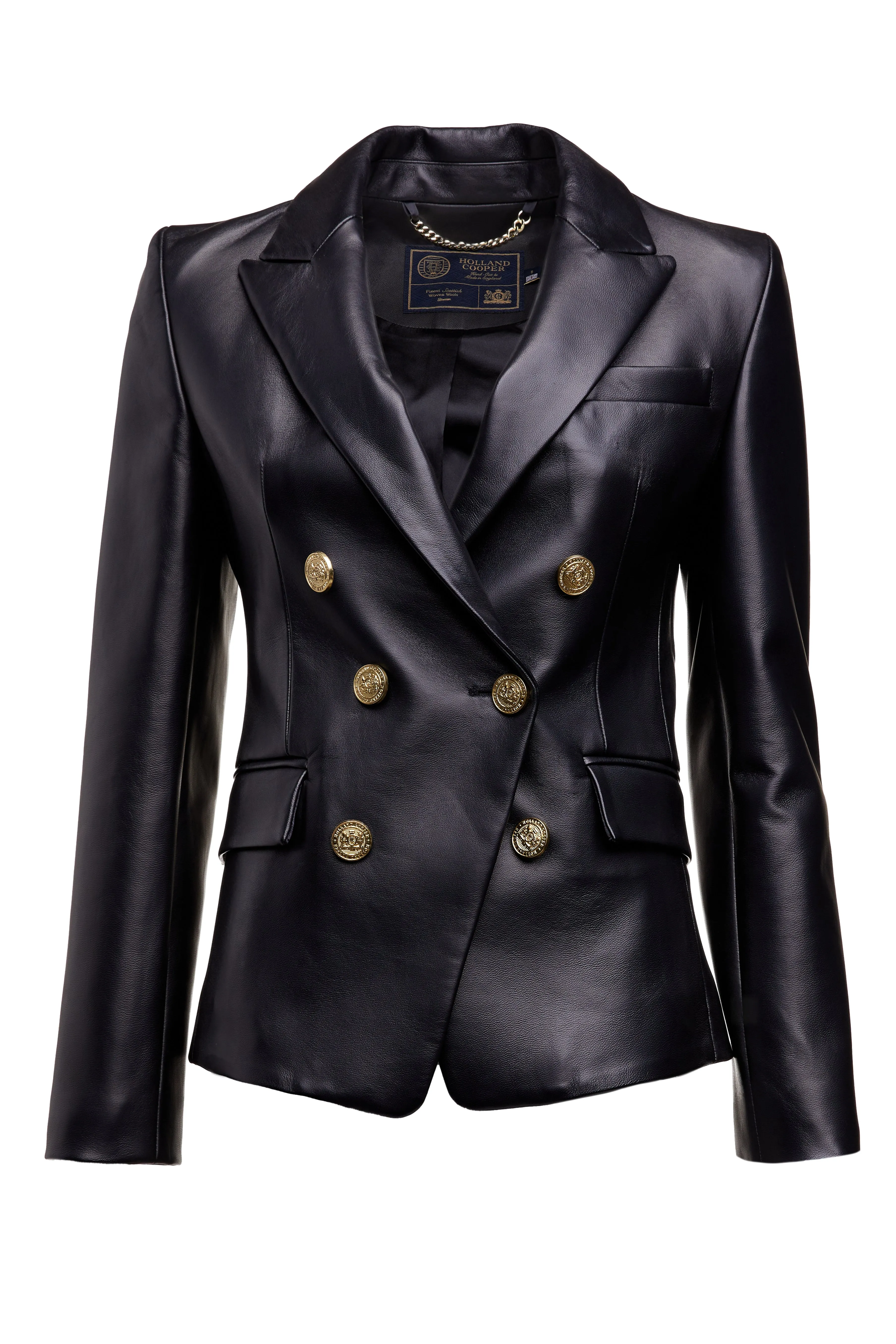 Knightsbridge Blazer (Valencia Leather Black) sold by Holland Cooper product image thumbnail 4