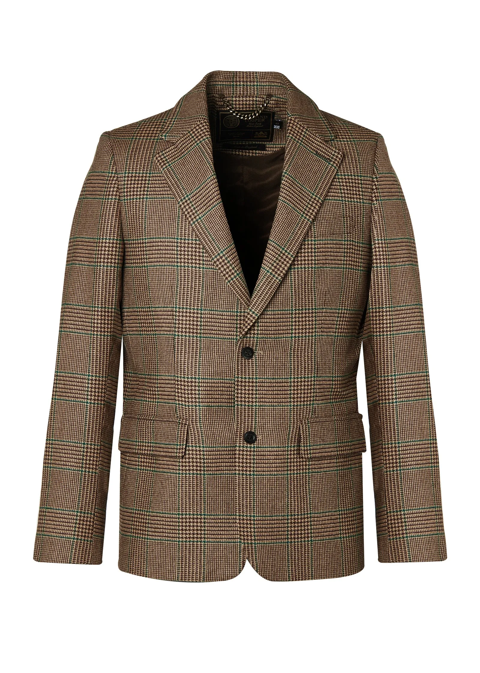 The Single Breasted Blazer (Clarence Check Forest) sold by Holland Cooper product image thumbnail 4