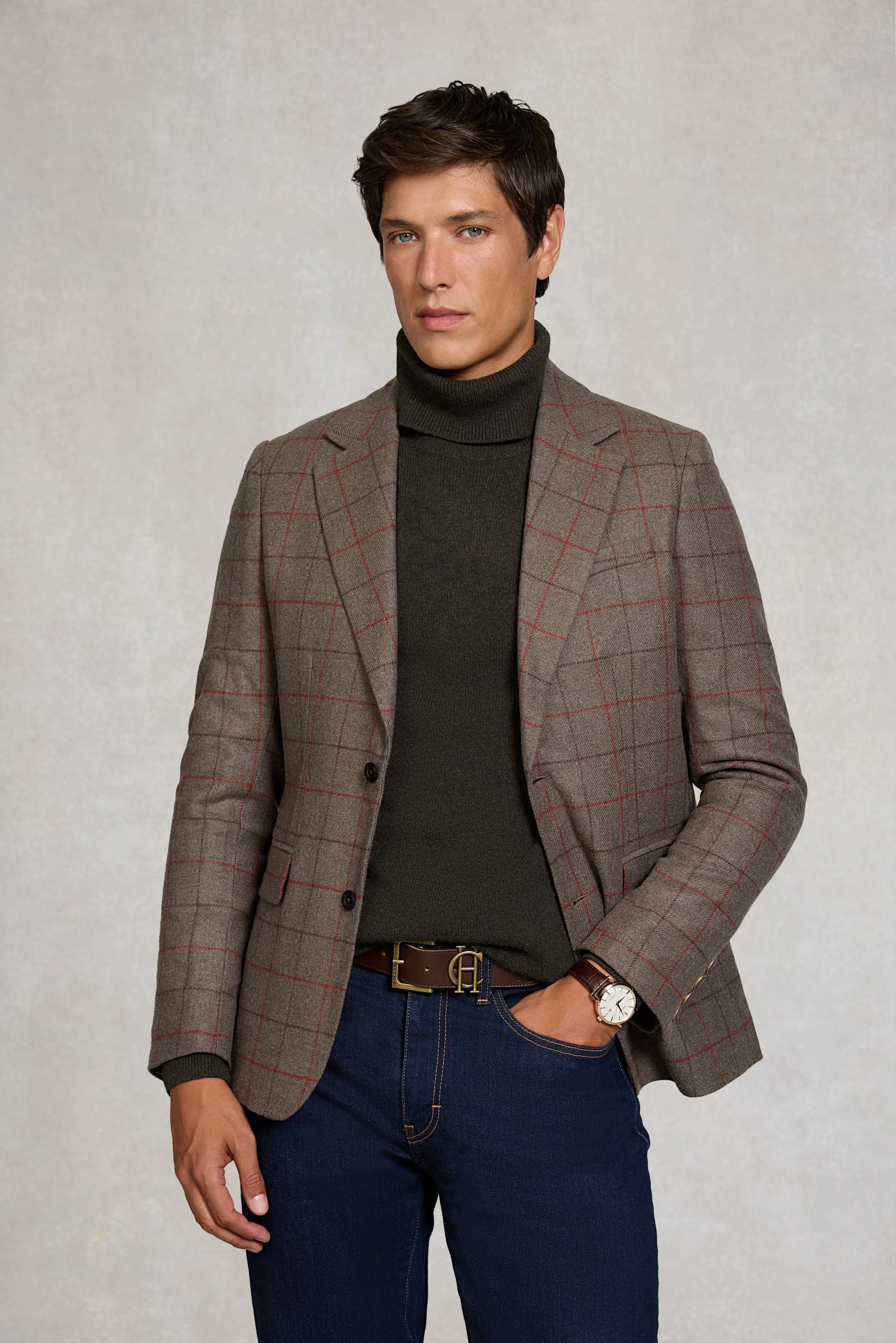 The Single Breasted Blazer (Hampton Check) sold by Holland Cooper