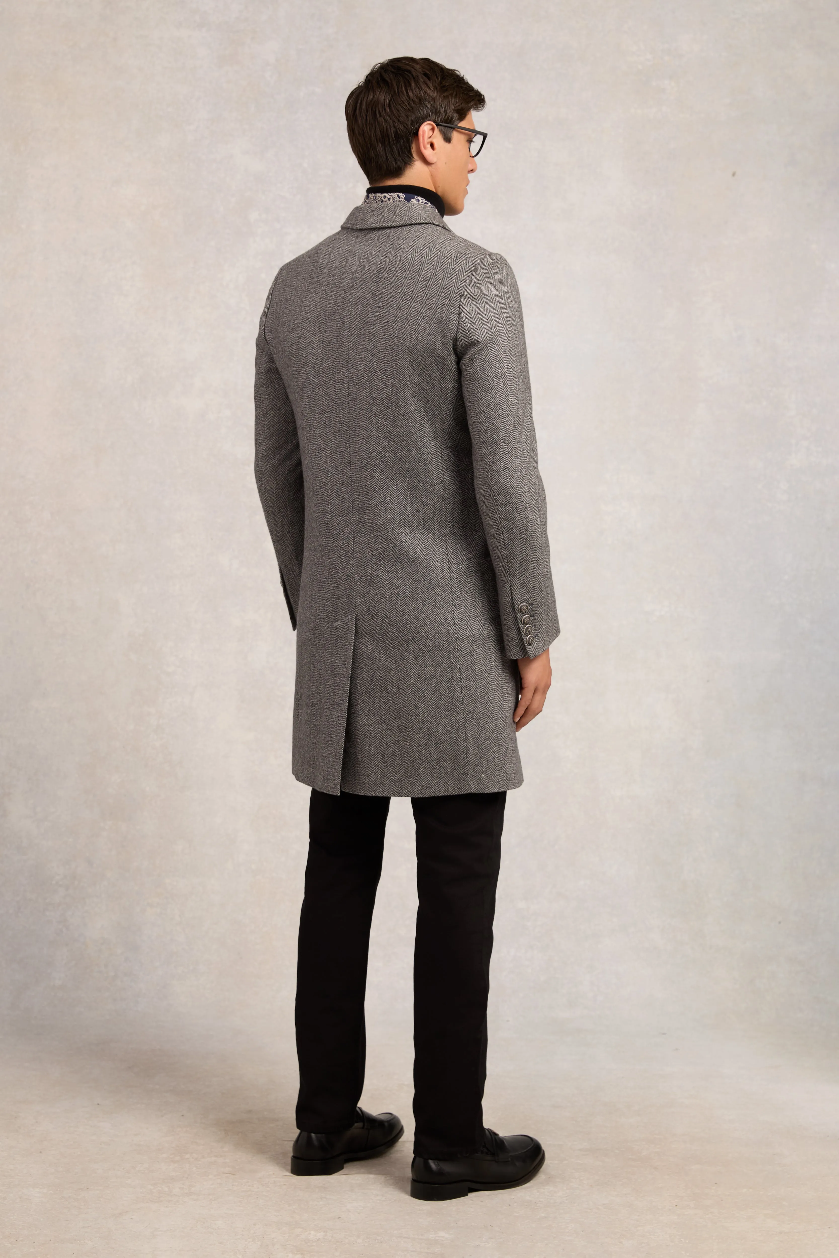 The Cheltenham Coat (Mono Herringbone) sold by Holland Cooper product image thumbnail 5
