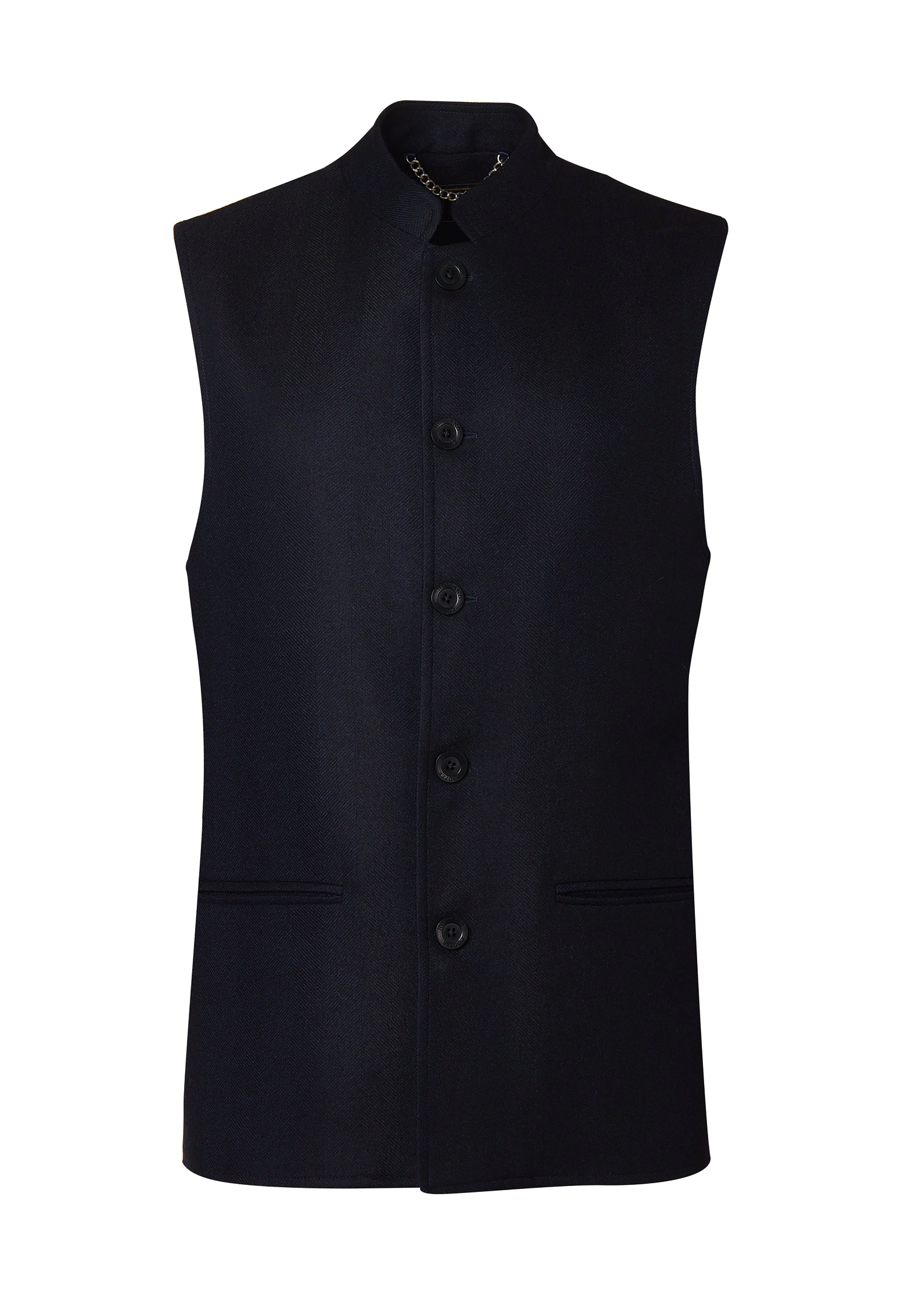 Nehru Gilet (Navy Loxley) sold by Holland Cooper product image thumbnail 5