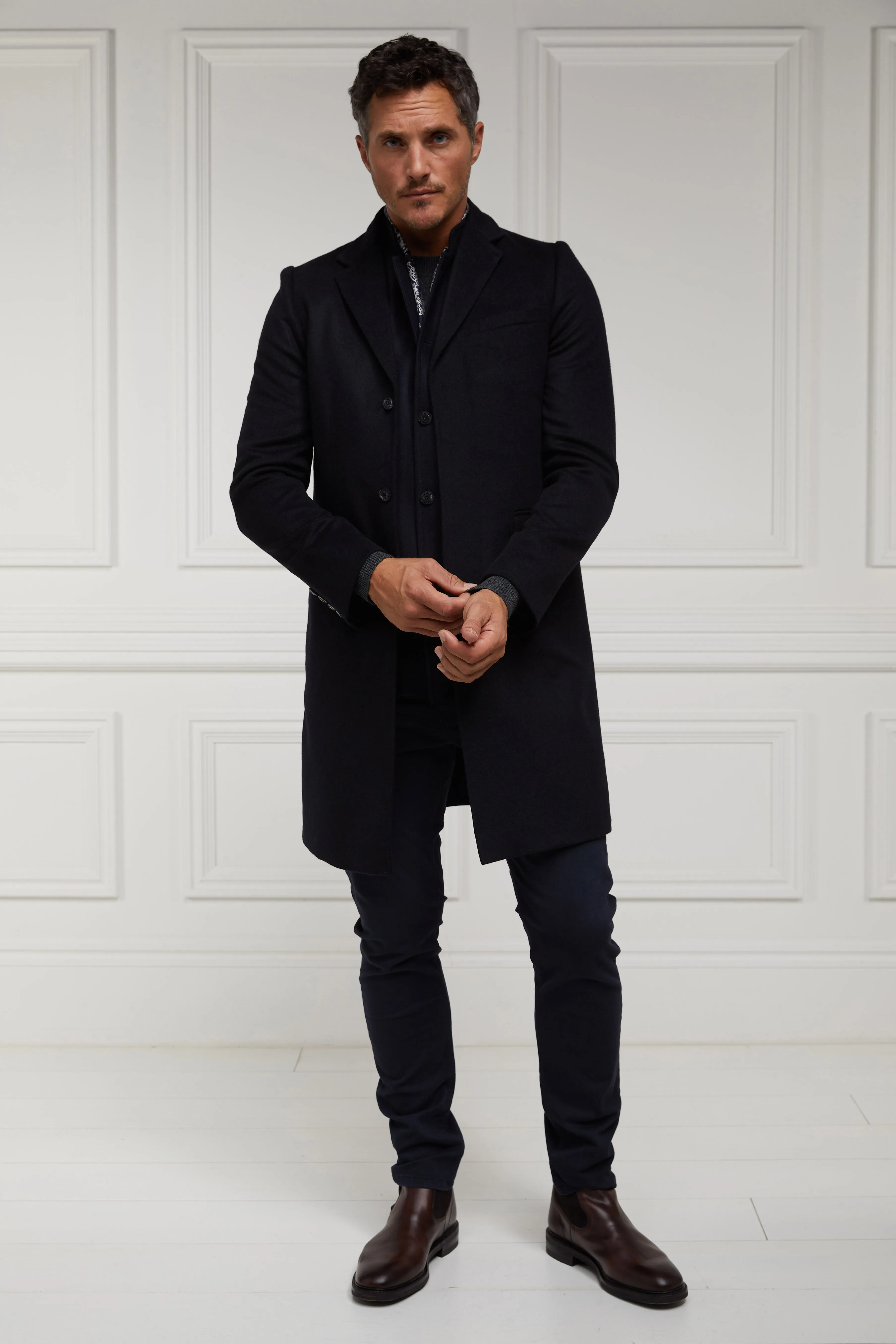 Nehru Gilet (Navy Loxley) sold by Holland Cooper product image thumbnail 3