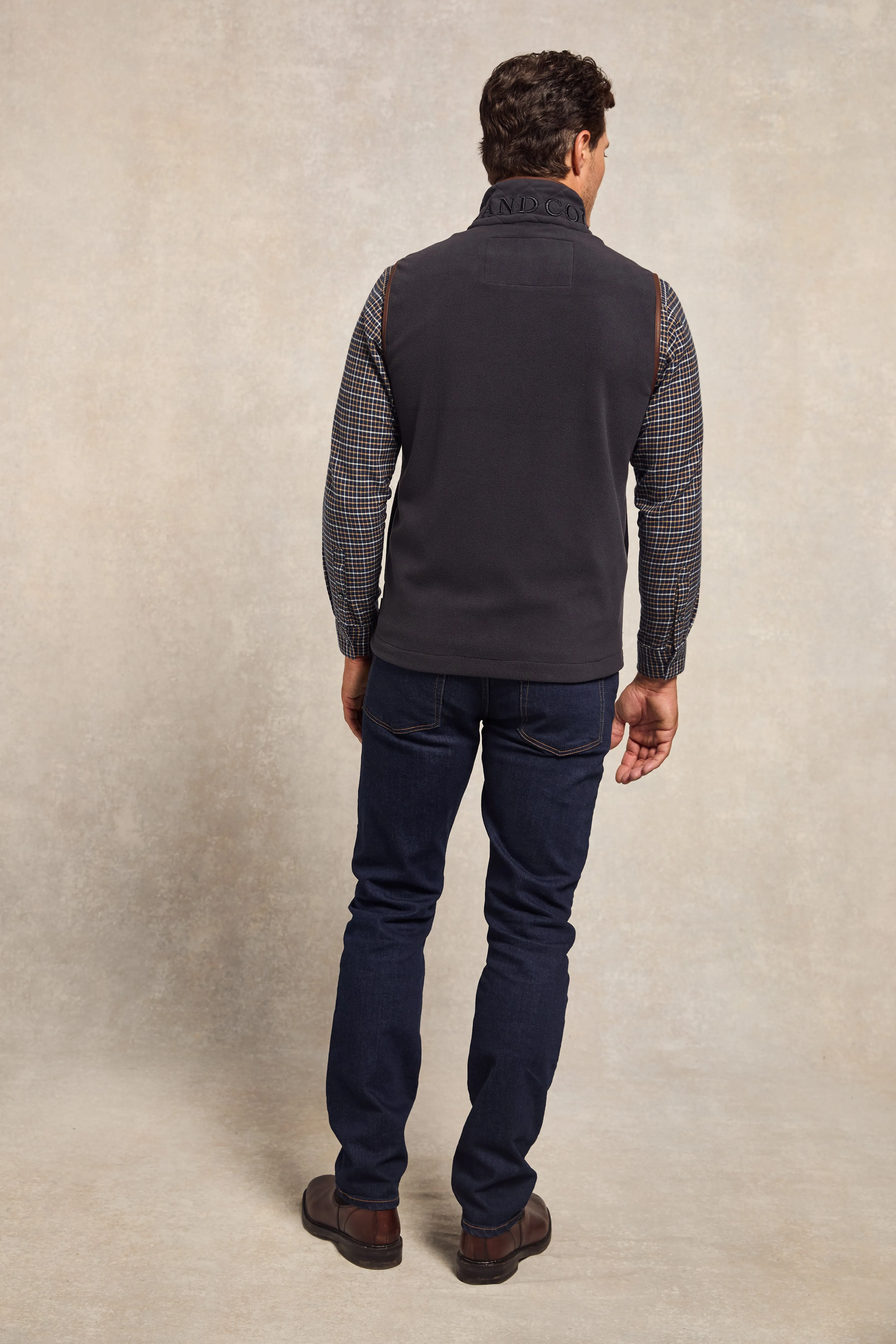 Men's Country Fleece Gilet (Ink Navy) sold by Holland Cooper product image thumbnail 4