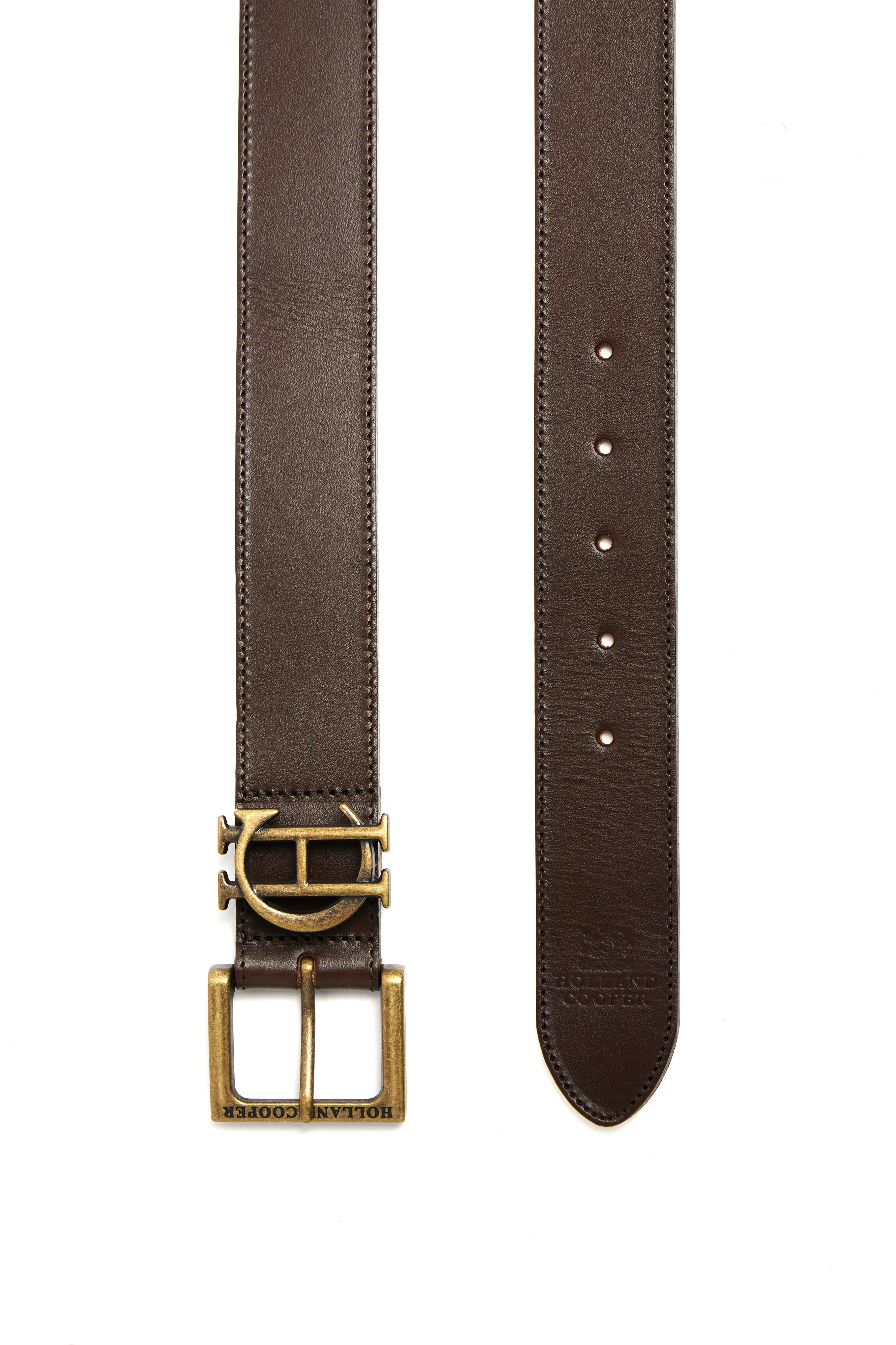Men's Classic Belt (Chocolate) sold by Holland Cooper product image thumbnail 4
