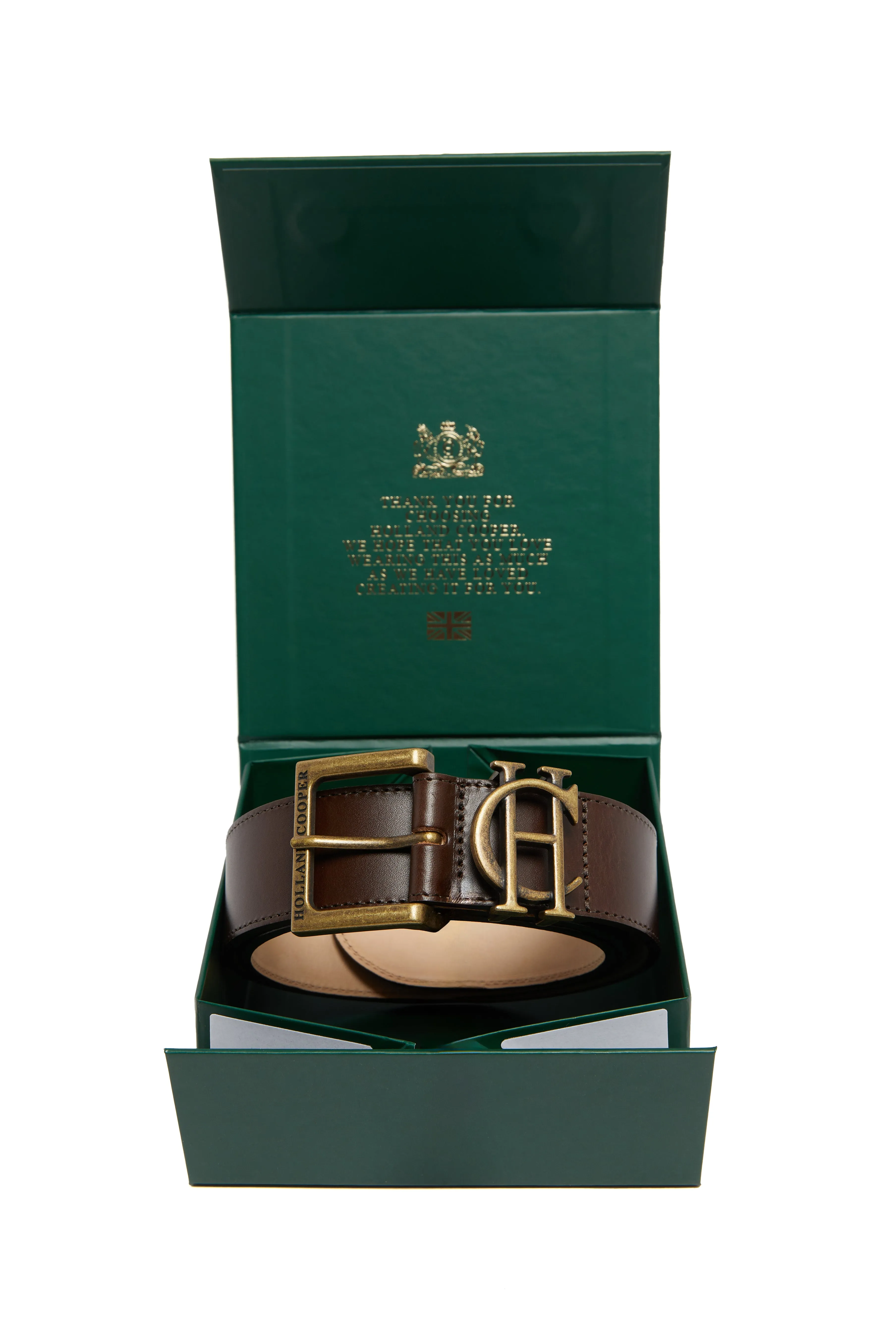 Men's Classic Belt (Chocolate) sold by Holland Cooper product image thumbnail 3