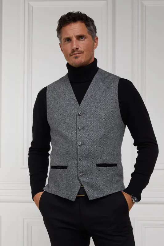 St James Waistcoat (Mono Herringbone) made by Holland Cooper