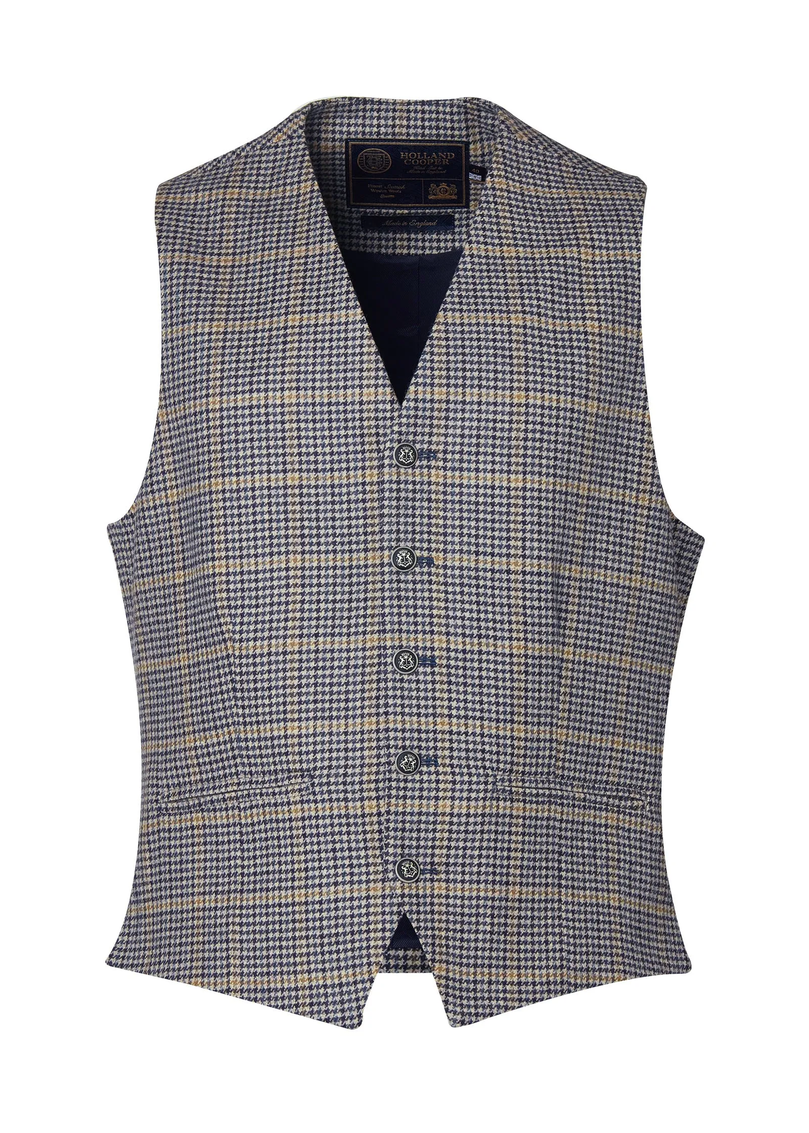 St James Waistcoat (Prince of Wales Navy) sold by Holland Cooper product image thumbnail 4