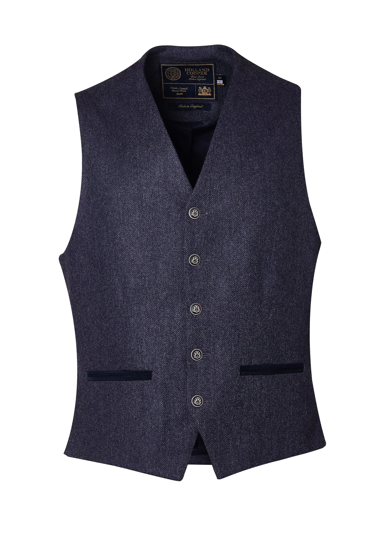 St James Waistcoat (Navy Duke) sold by Holland Cooper product image thumbnail 4