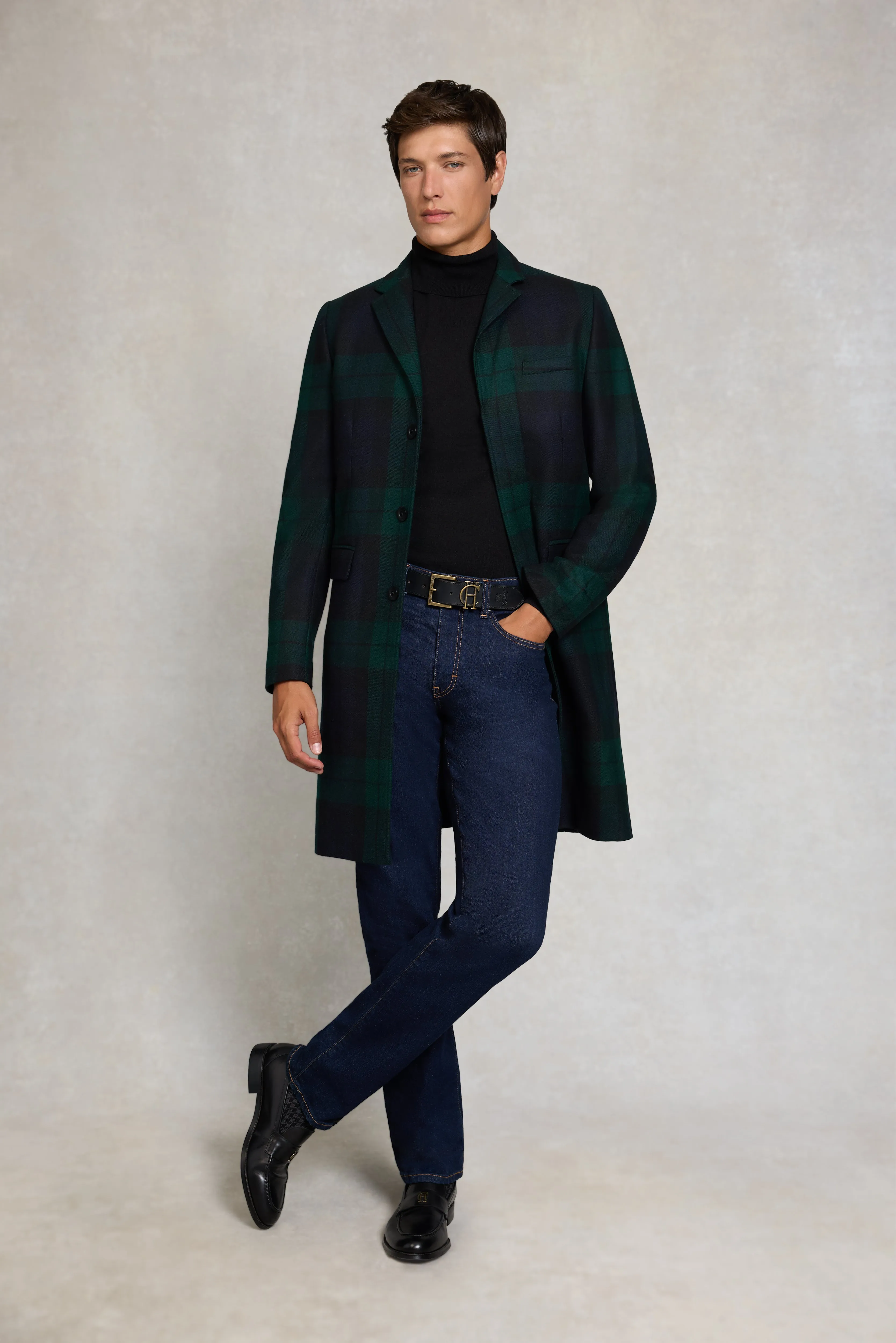 The Cheltenham Coat (Blackwatch) sold by Holland Cooper product image thumbnail 3