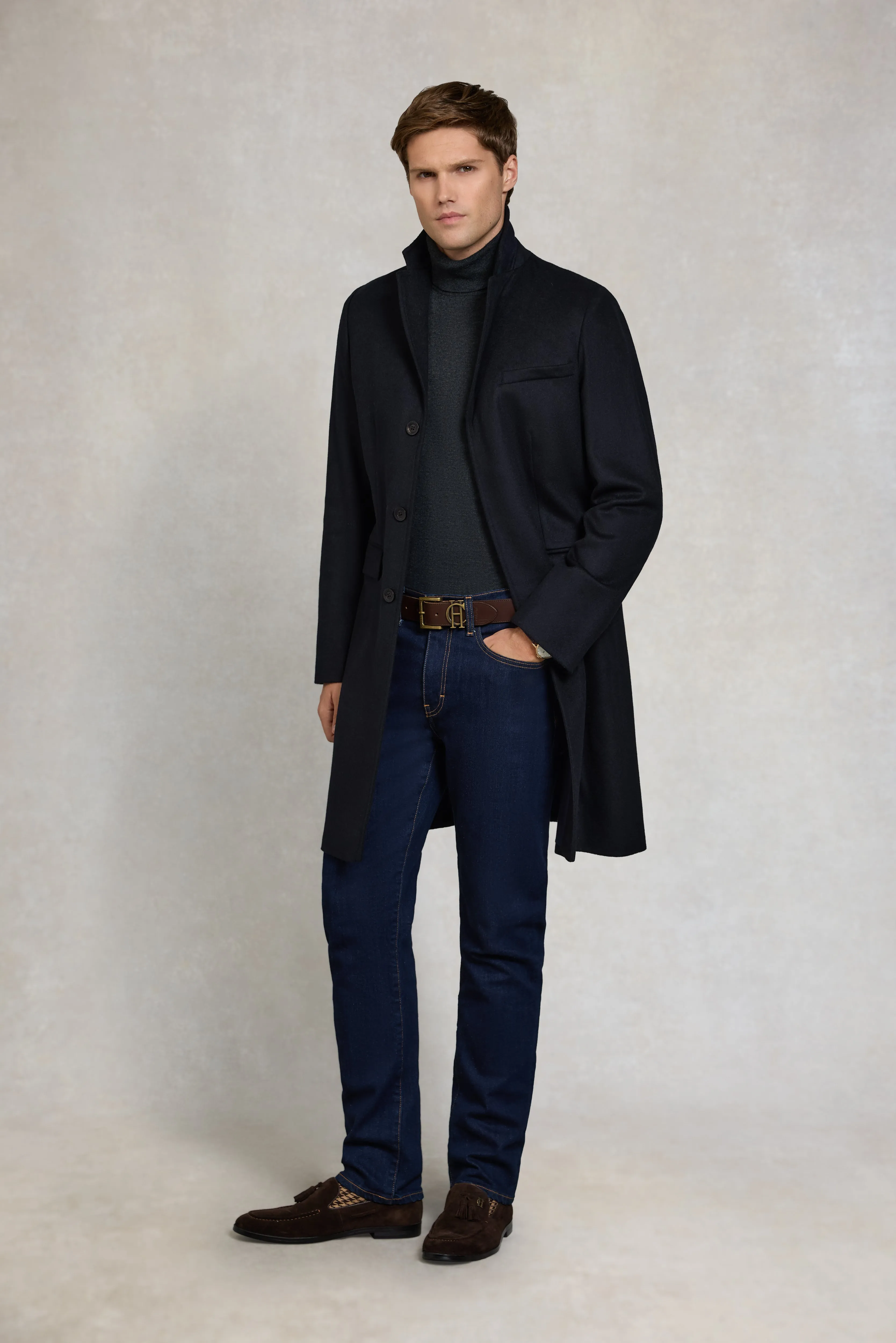 The Cheltenham Coat (Soft Navy) sold by Holland Cooper product image thumbnail 2