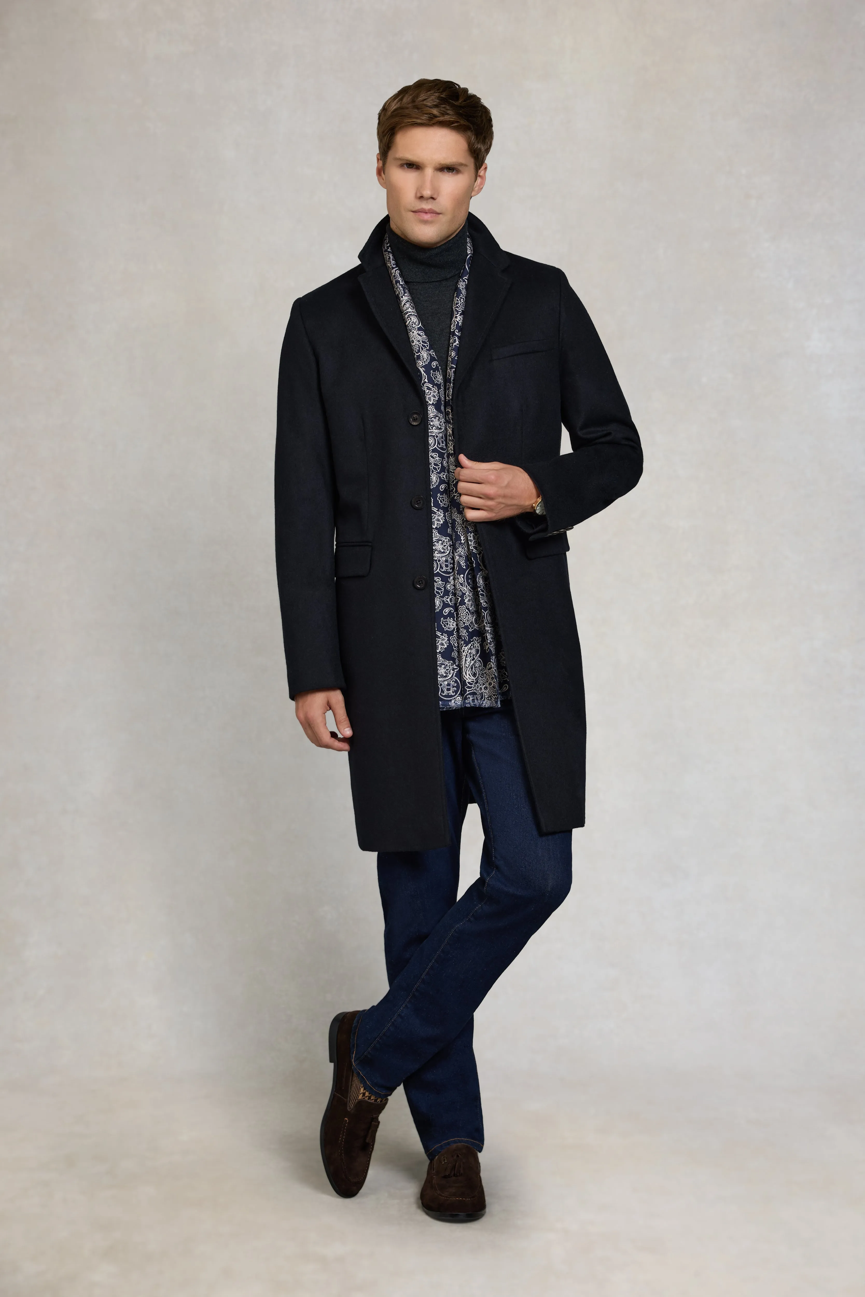 The Cheltenham Coat (Soft Navy) sold by Holland Cooper product image thumbnail 5