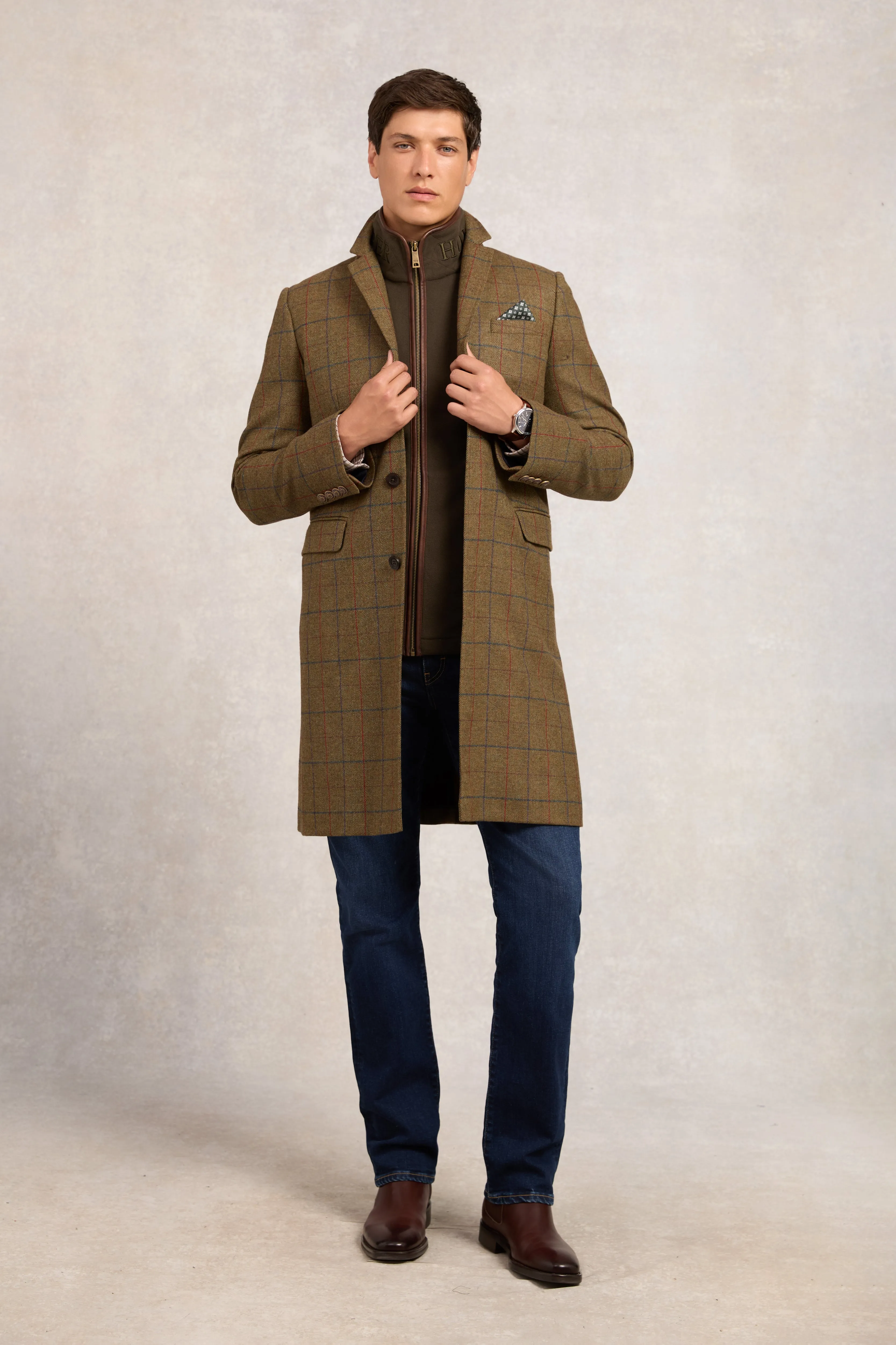 The Cheltenham Coat (Glen Green) sold by Holland Cooper product image thumbnail 3