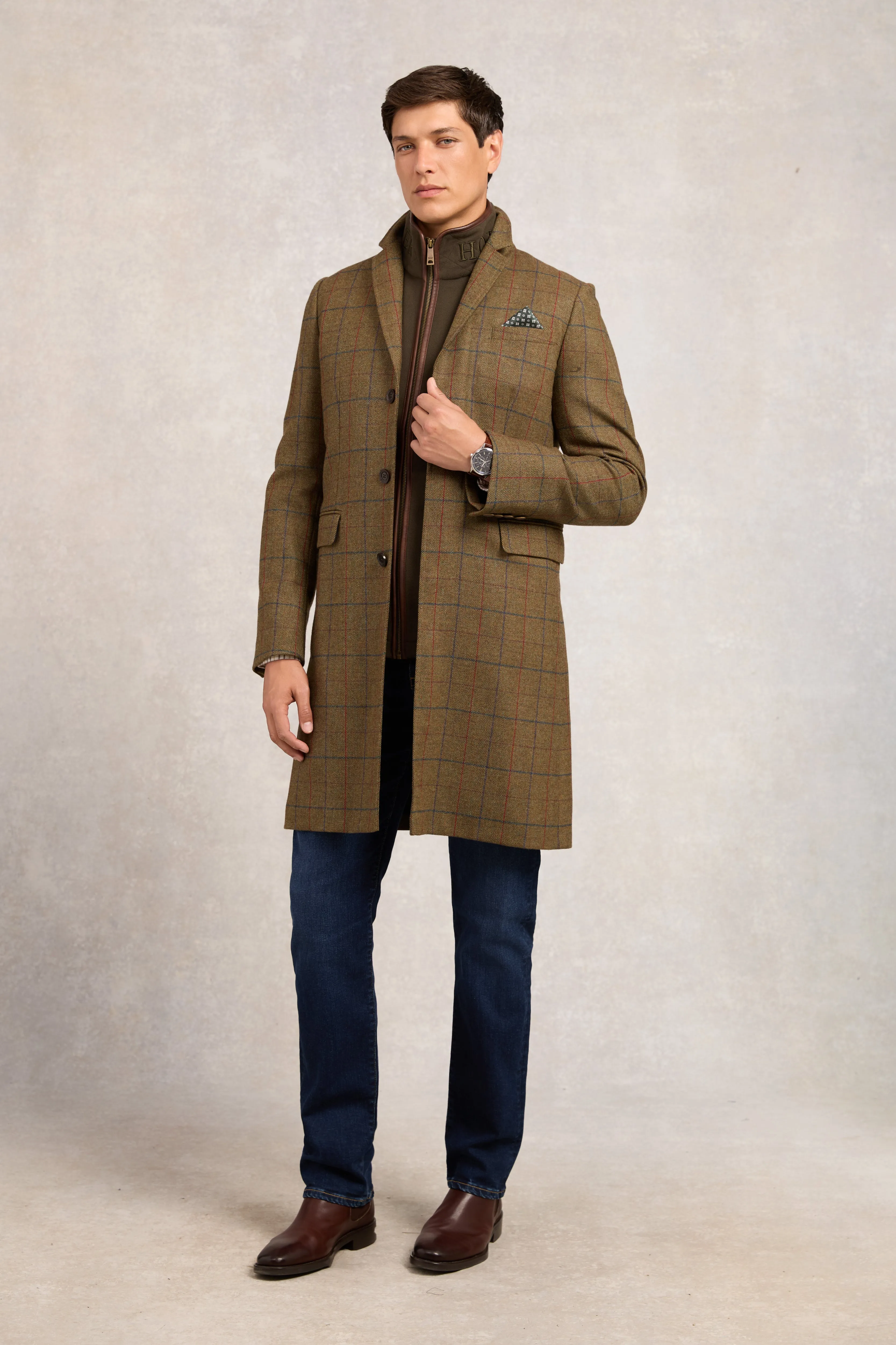 The Cheltenham Coat (Glen Green) sold by Holland Cooper