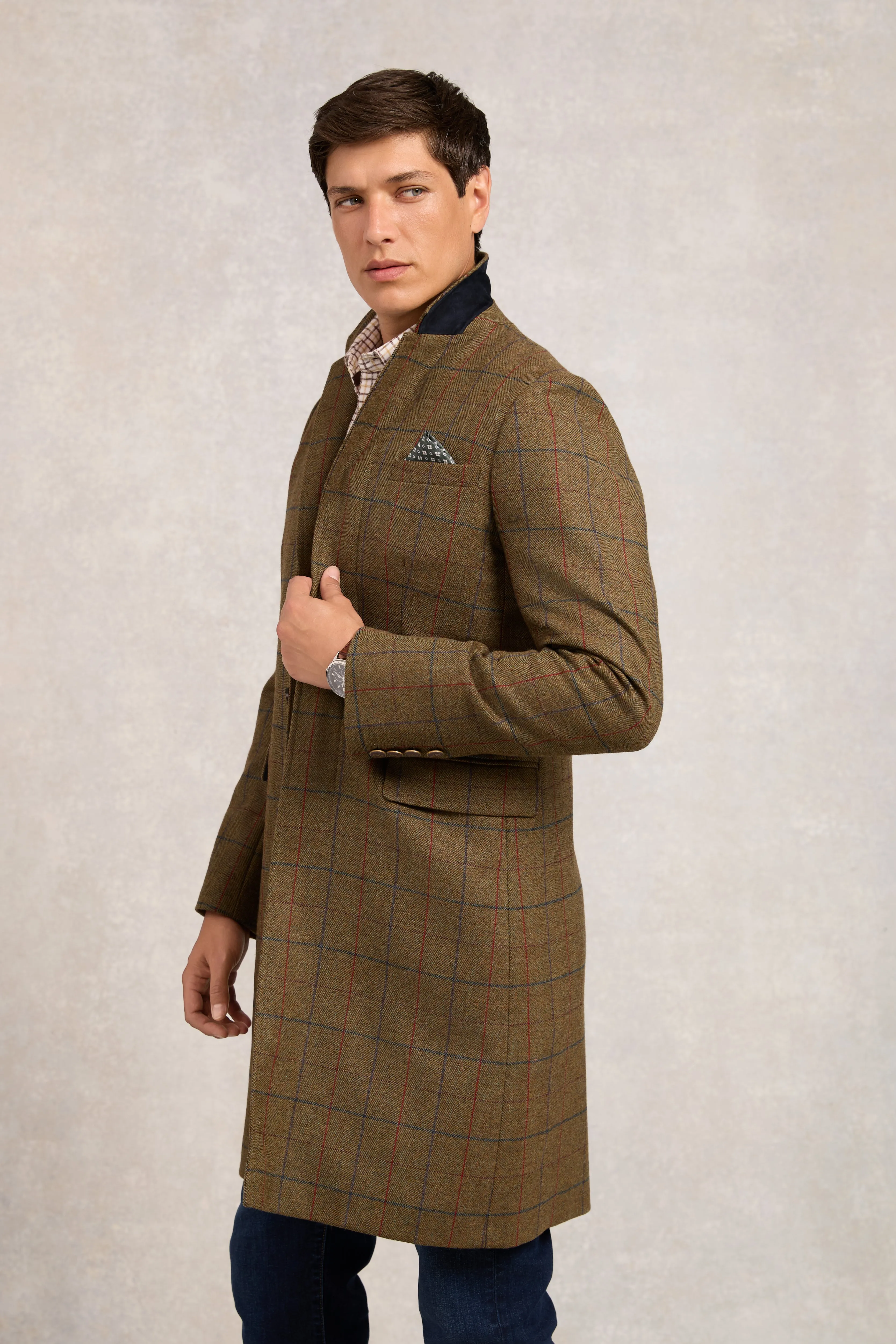 The Cheltenham Coat (Glen Green) sold by Holland Cooper product image thumbnail 2