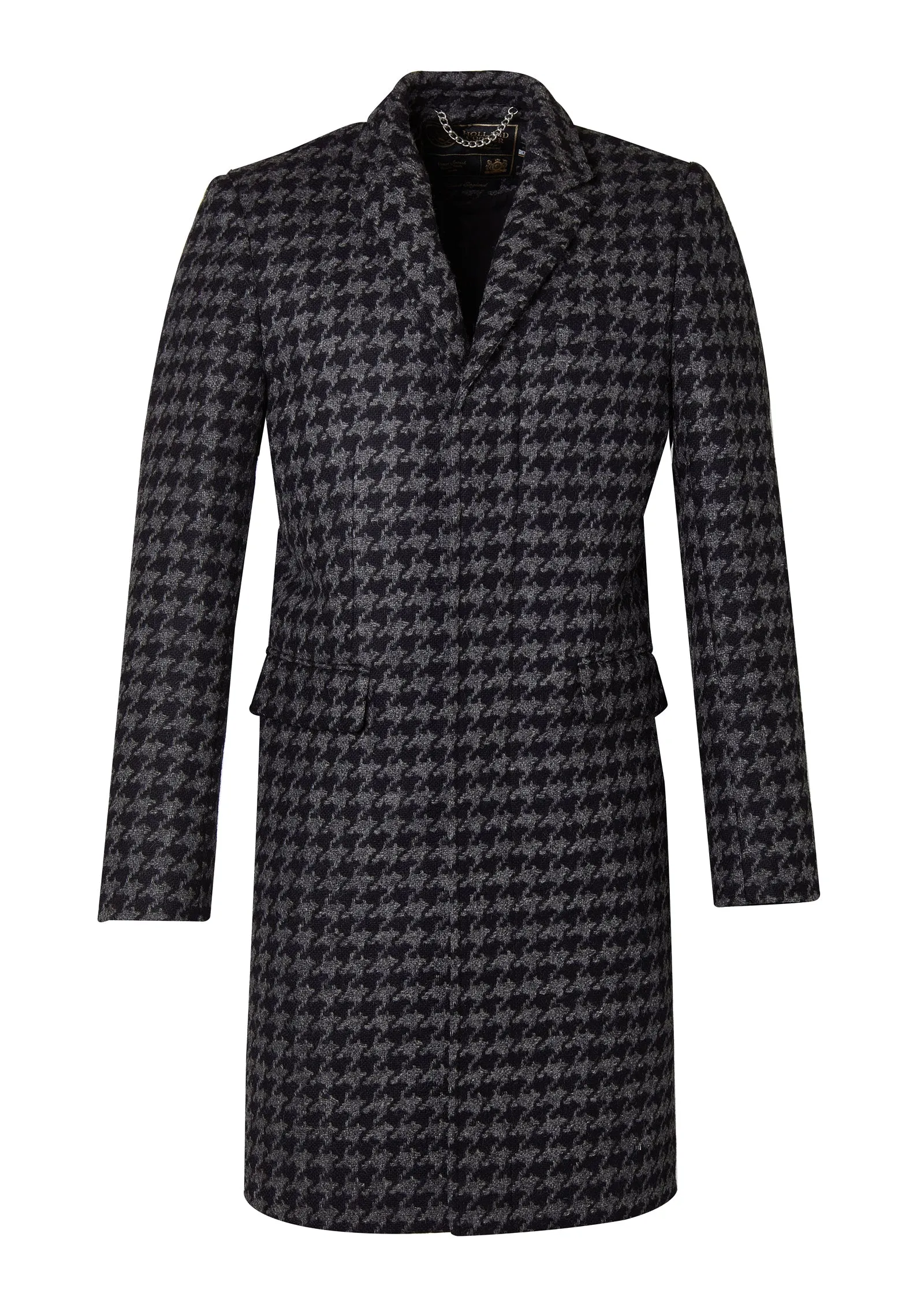 The Cheltenham Coat (Large Scale Charcoal Houndstooth) sold by Holland Cooper product image thumbnail 4