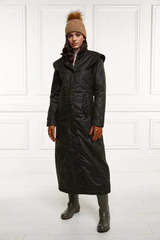 Merissa Wax Stockman Coat (Dark Olive) made by Holland Cooper