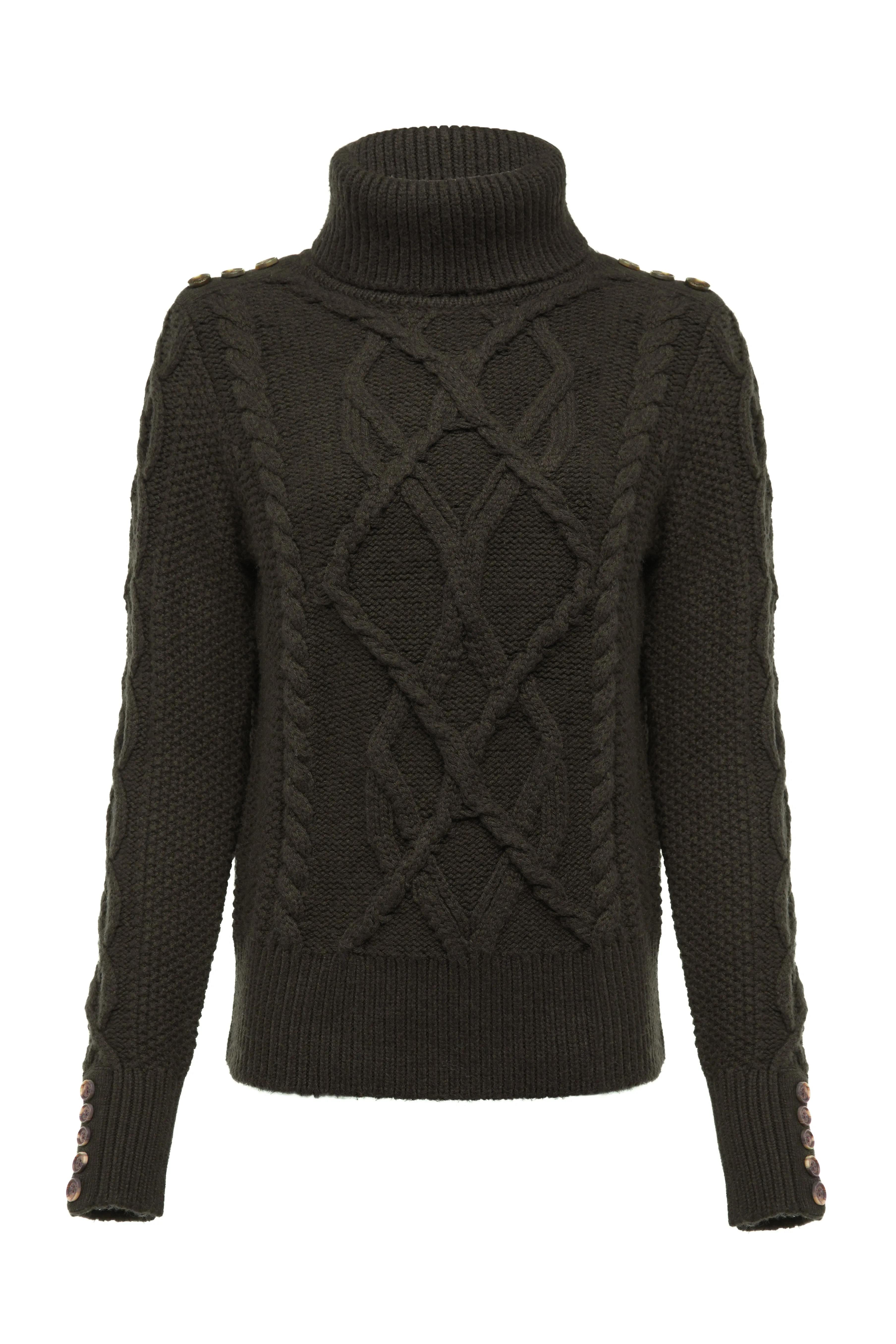 Cortina Roll Neck Knit (Fern Green) sold by Holland Cooper product image thumbnail 5