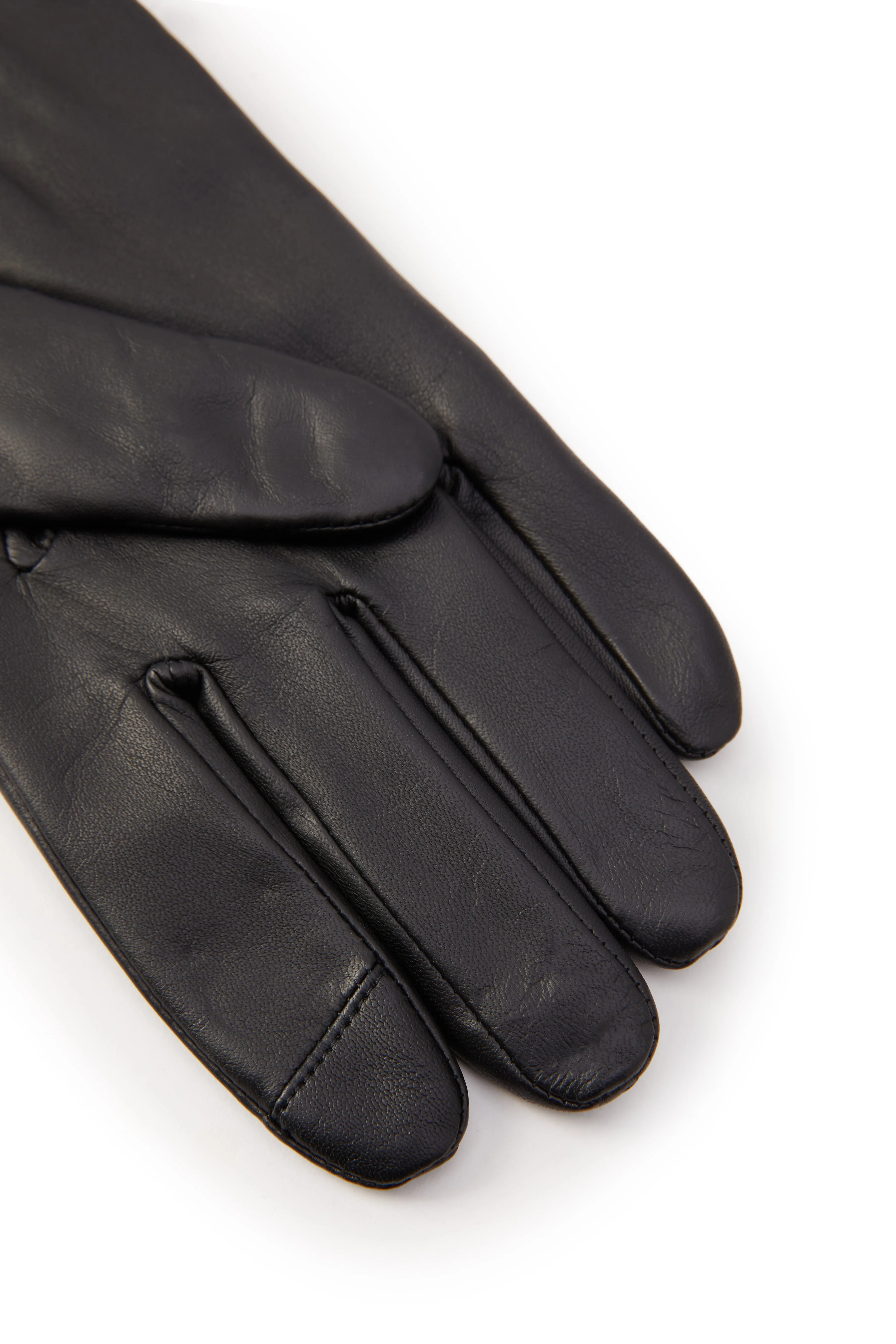 Contrast Leather Gloves (Black Tan) sold by Holland Cooper product image thumbnail 3