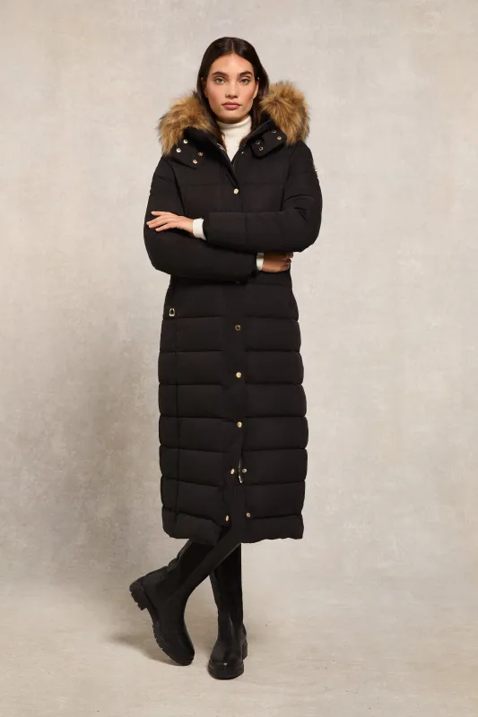 Stoneleigh Longline Coat (Black) made by Holland Cooper
