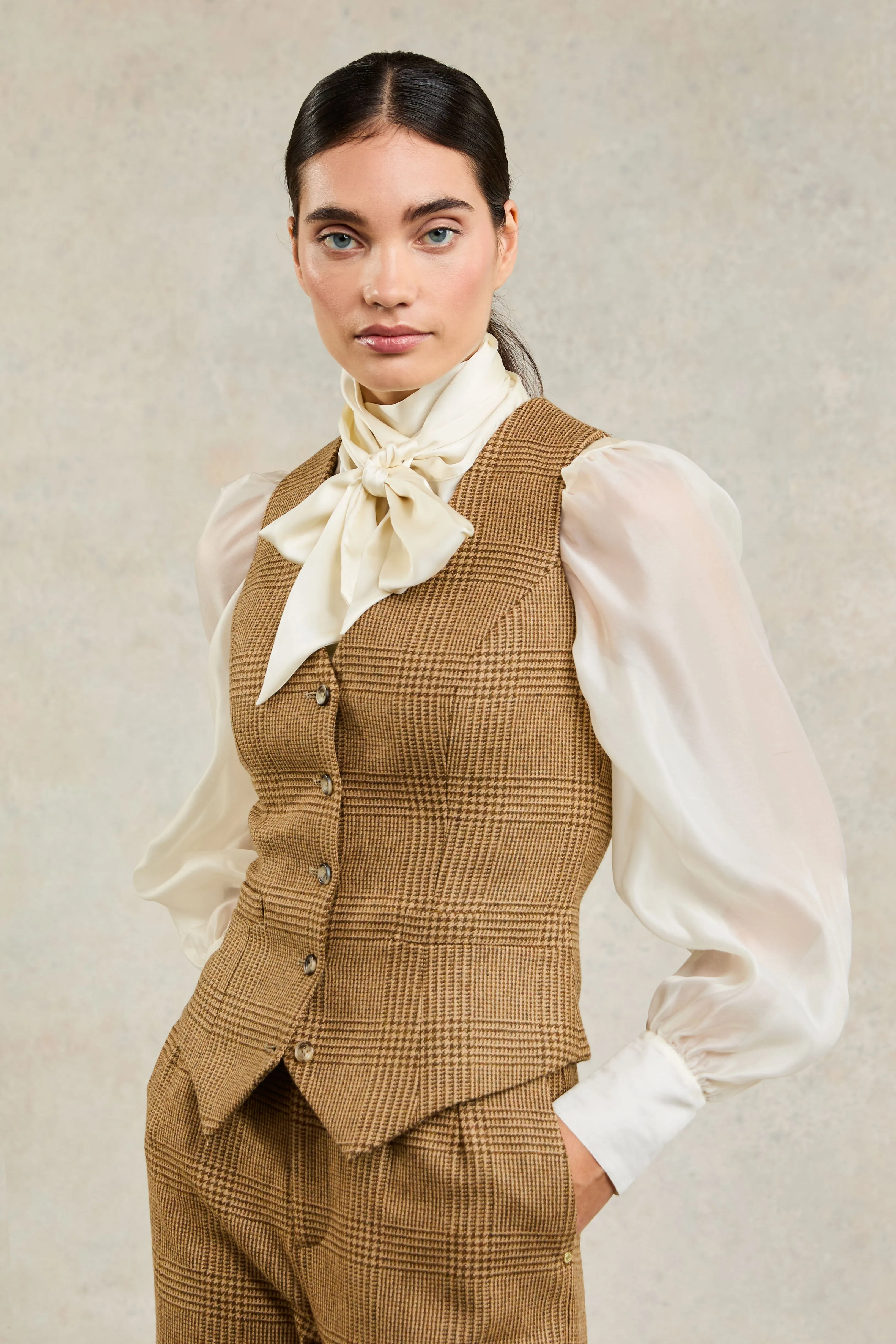Hampton Waistcoat (Tawny) sold by Holland Cooper