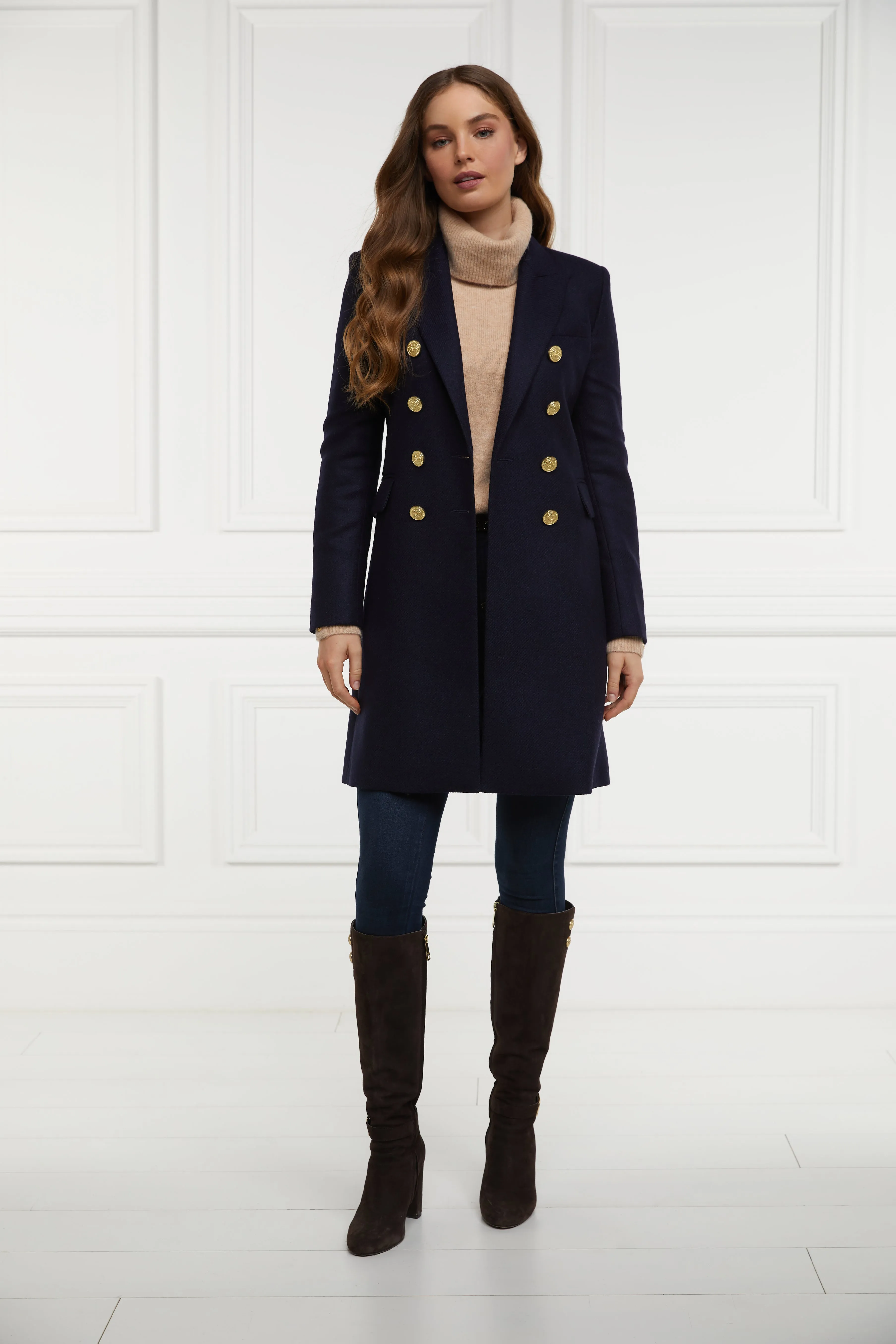 Knightsbridge Coat (Navy) sold by Holland Cooper product image thumbnail 5