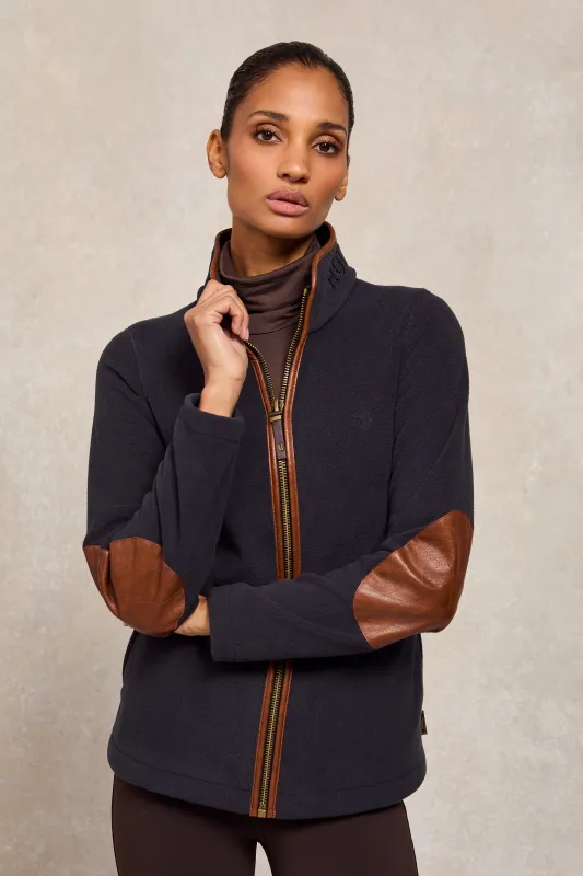 Country Fleece Jacket (Ink Navy) made by Holland Cooper
