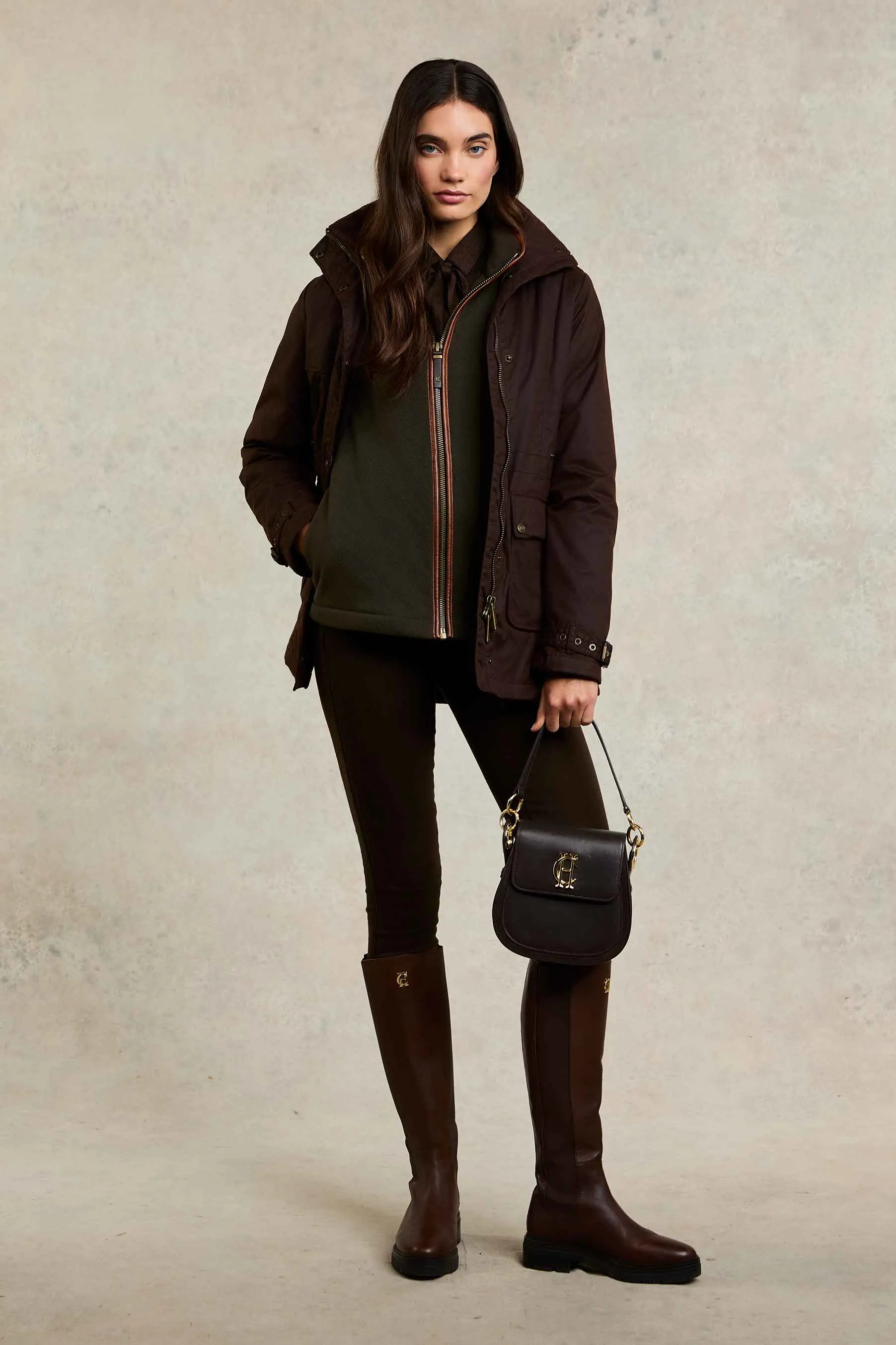 Country Fleece Jacket (Khaki) sold by Holland Cooper product image thumbnail 3