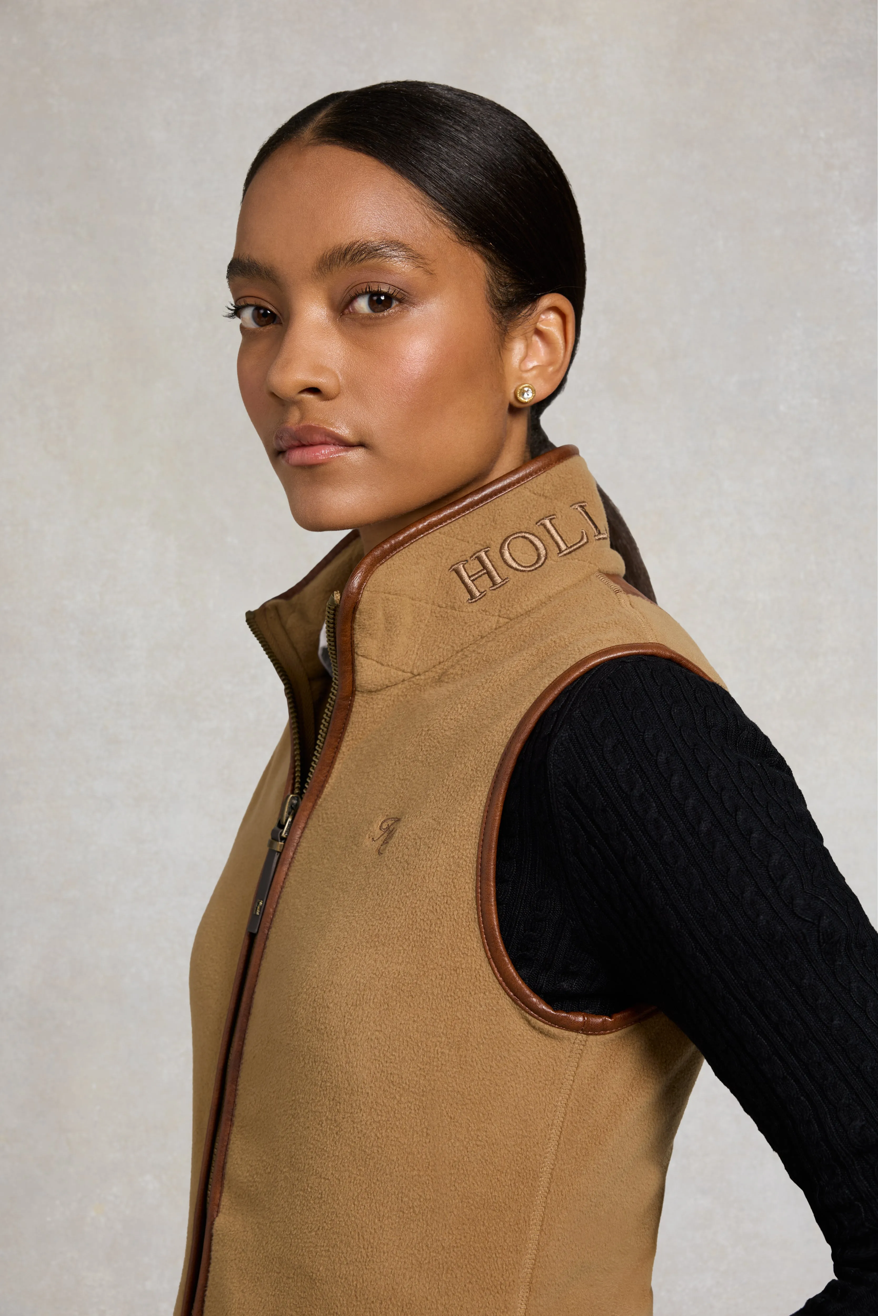 Country Fleece Gilet (Coffee) sold by Holland Cooper product image thumbnail 3