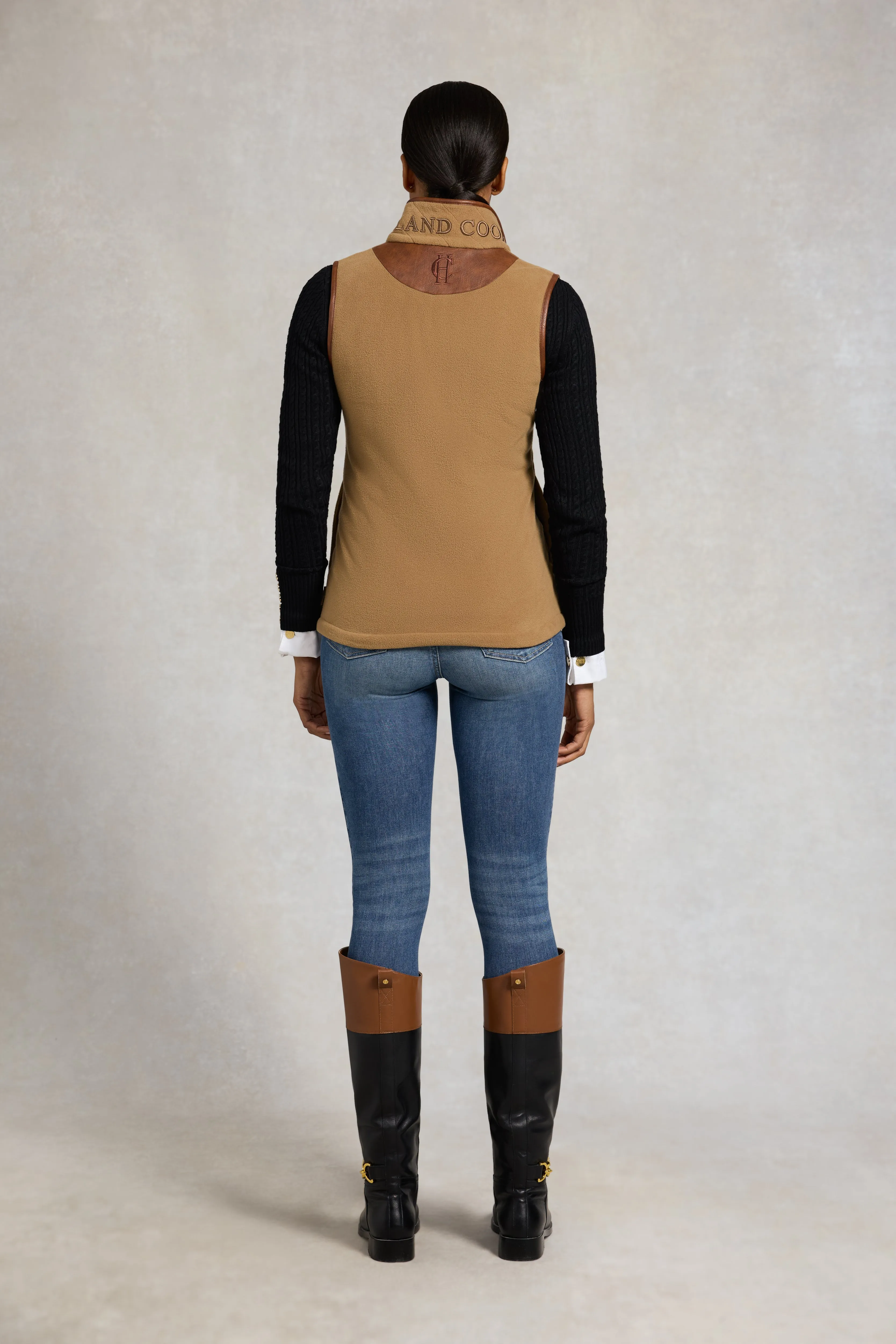 Country Fleece Gilet (Coffee) sold by Holland Cooper product image thumbnail 5