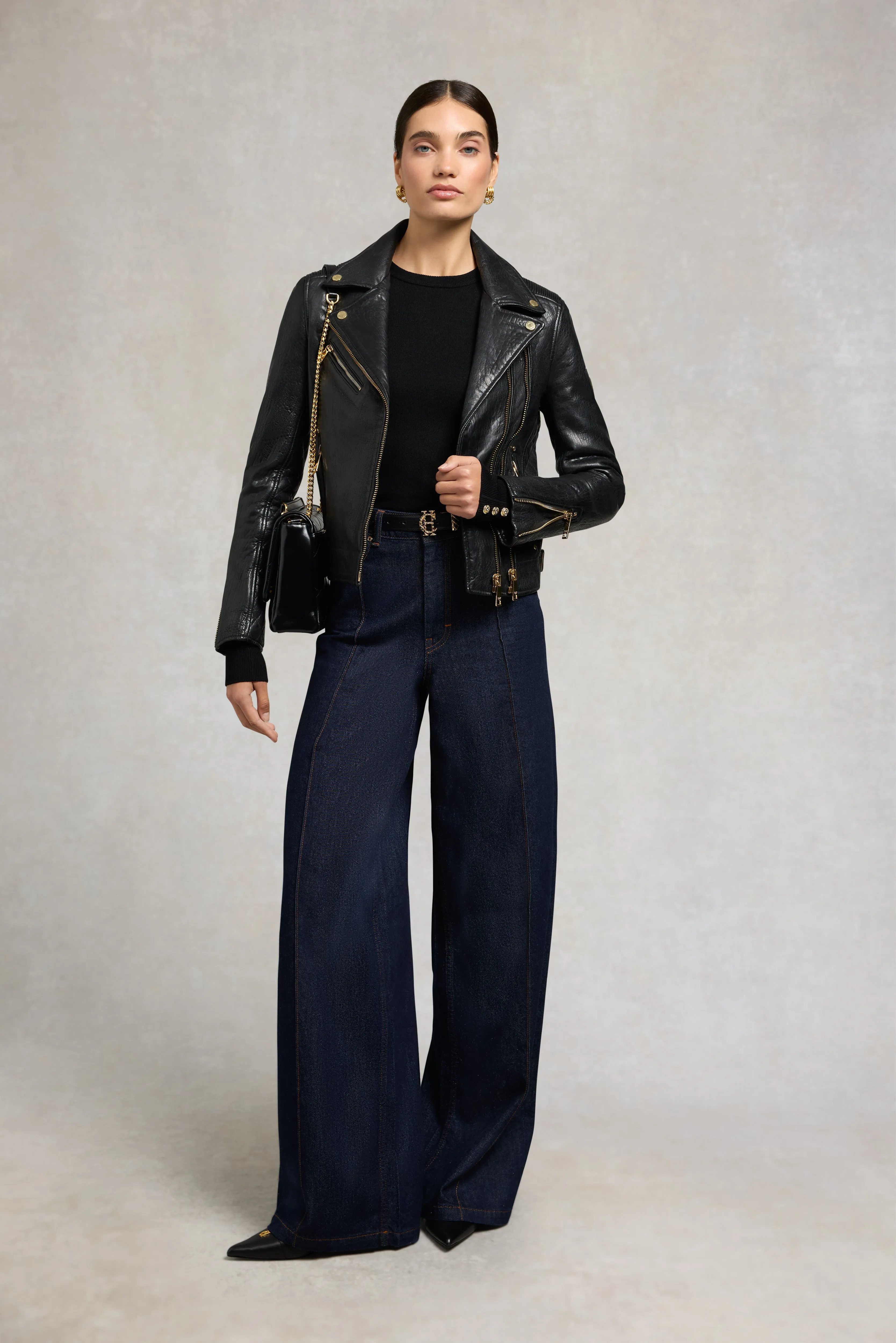 Buttoned Knit Crew Neck (Black) sold by Holland Cooper product image thumbnail 3