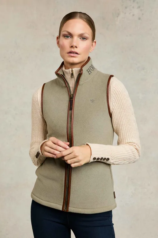 Country Fleece Gilet (Sage) sold by Holland Cooper