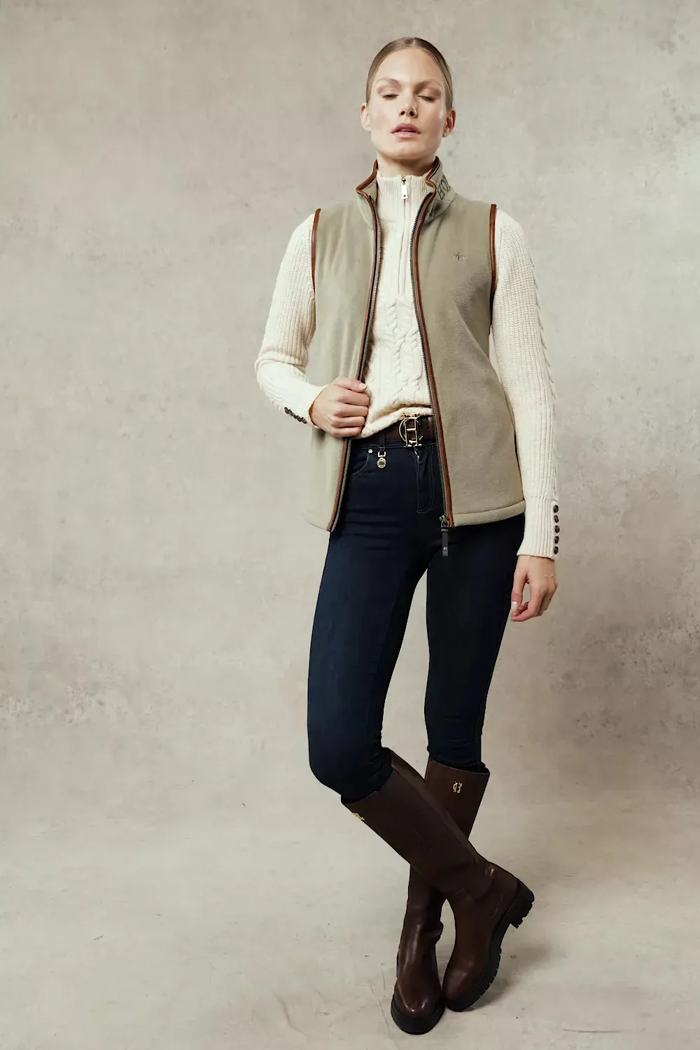 Country Fleece Gilet (Sage) sold by Holland Cooper product image thumbnail 5