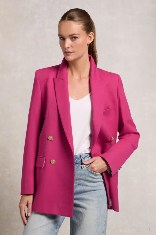 Belgravia Blazer (Hot Pink Barathea) made by Holland Cooper