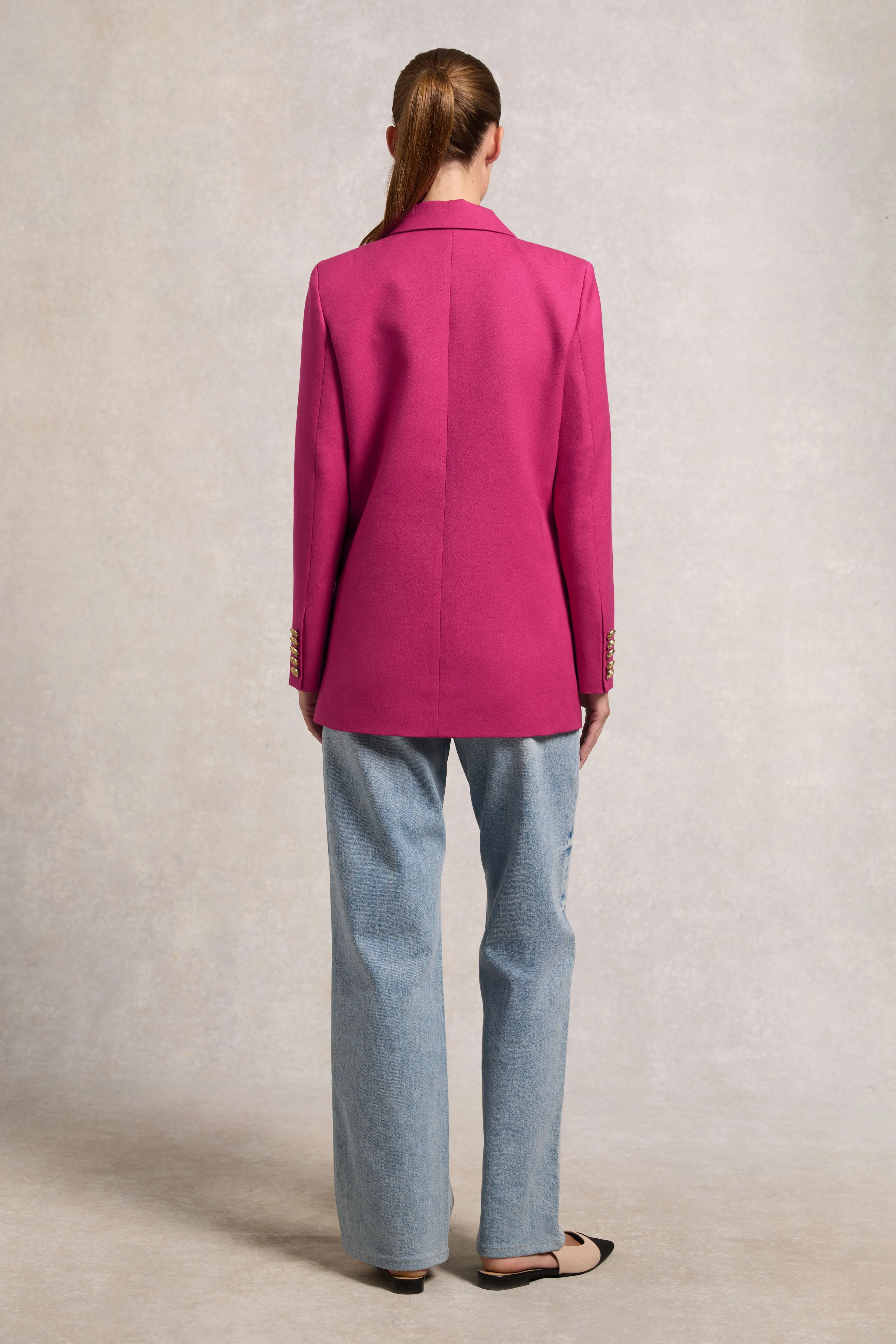 Belgravia Blazer (Hot Pink Barathea) sold by Holland Cooper product image thumbnail 5