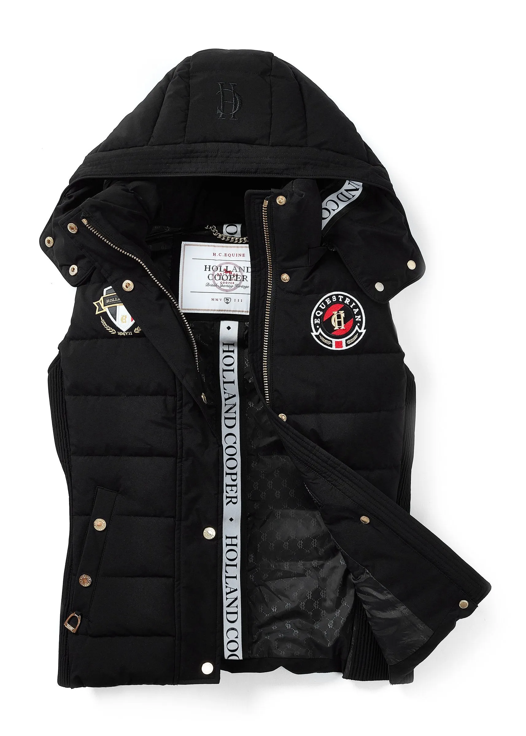 Team HC Gilet (Black) sold by Holland Cooper product image thumbnail 4
