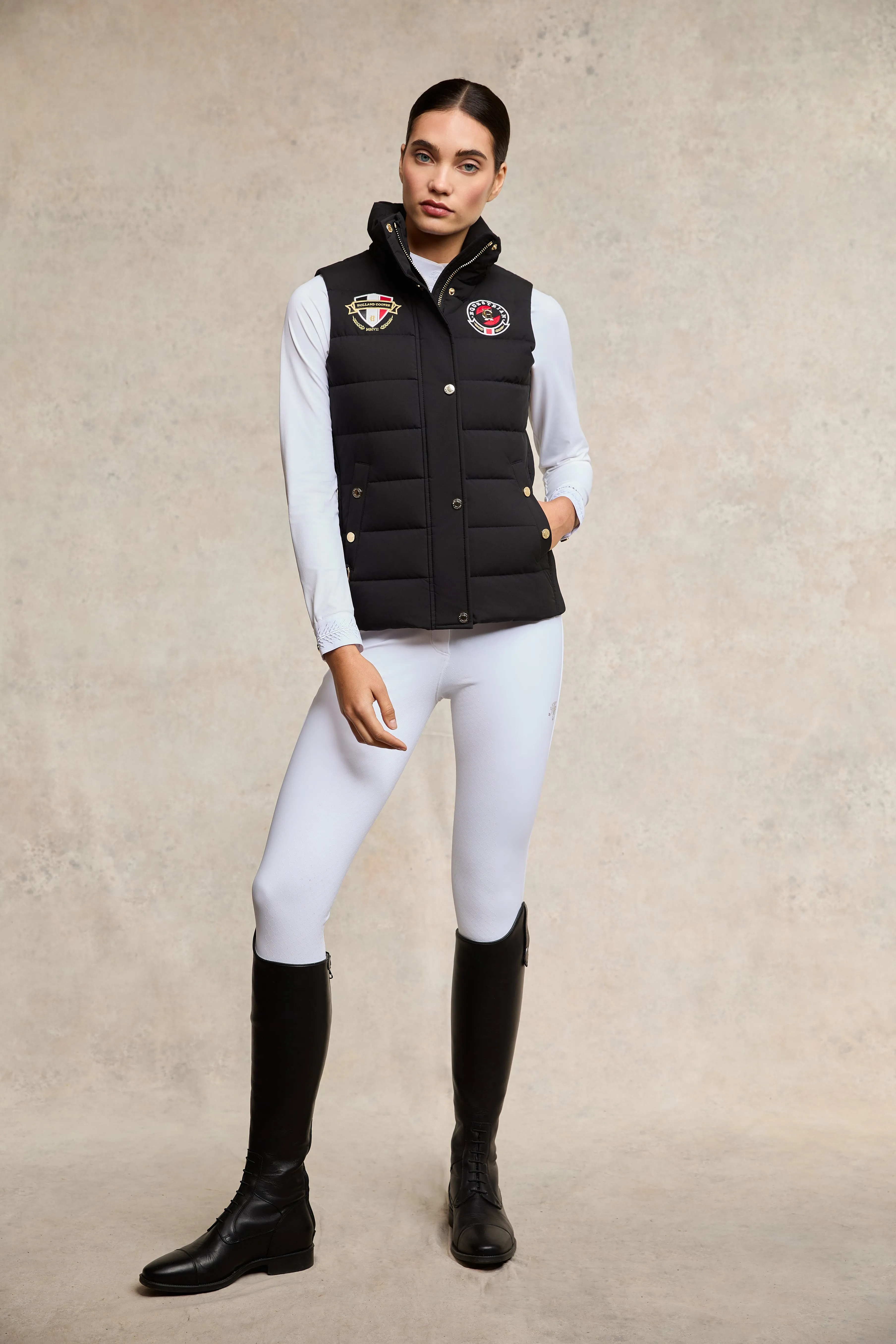 Team HC Gilet (Black) sold by Holland Cooper product image thumbnail 3