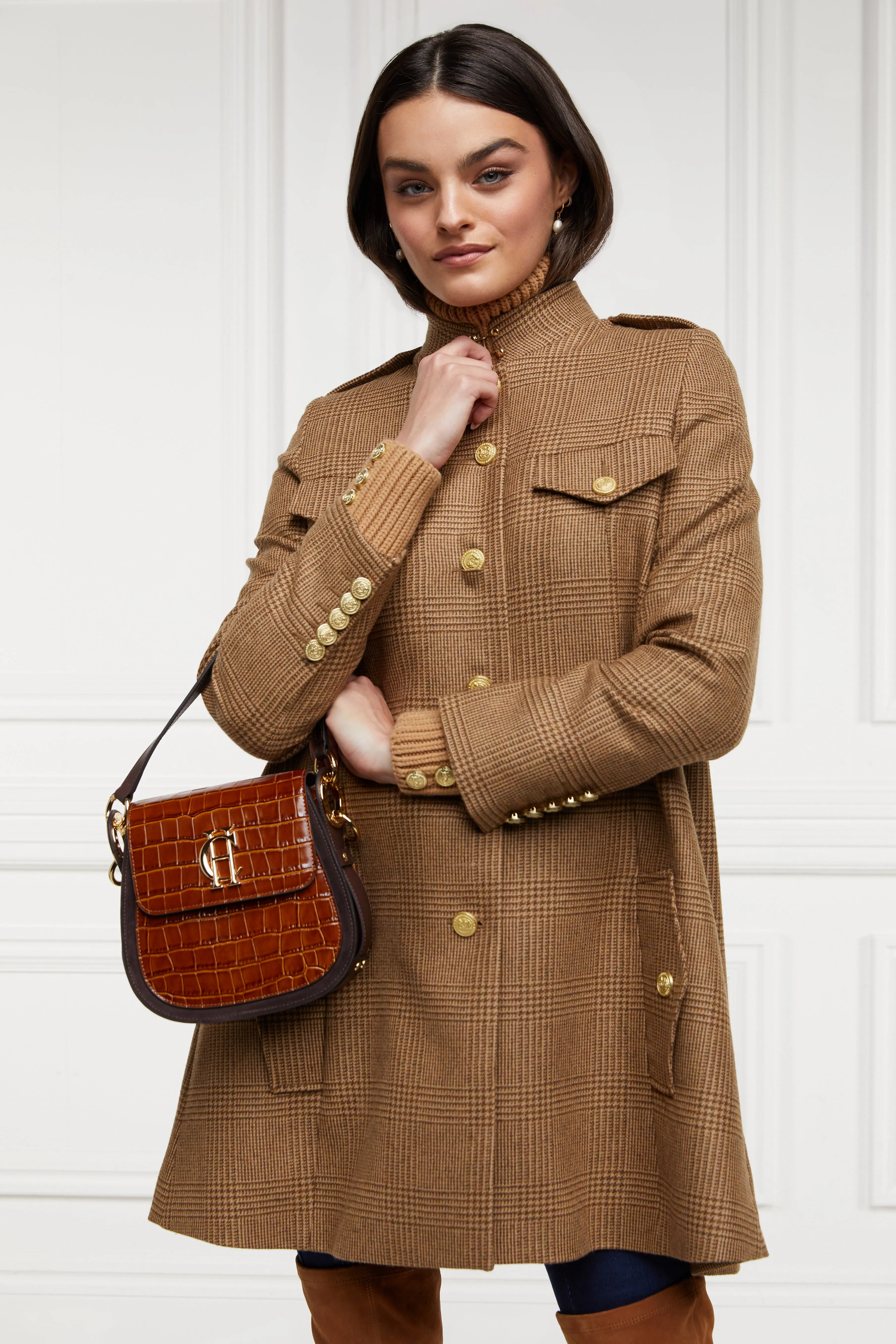 Highbury Cape Coat (Tawny) sold by Holland Cooper product image thumbnail 3