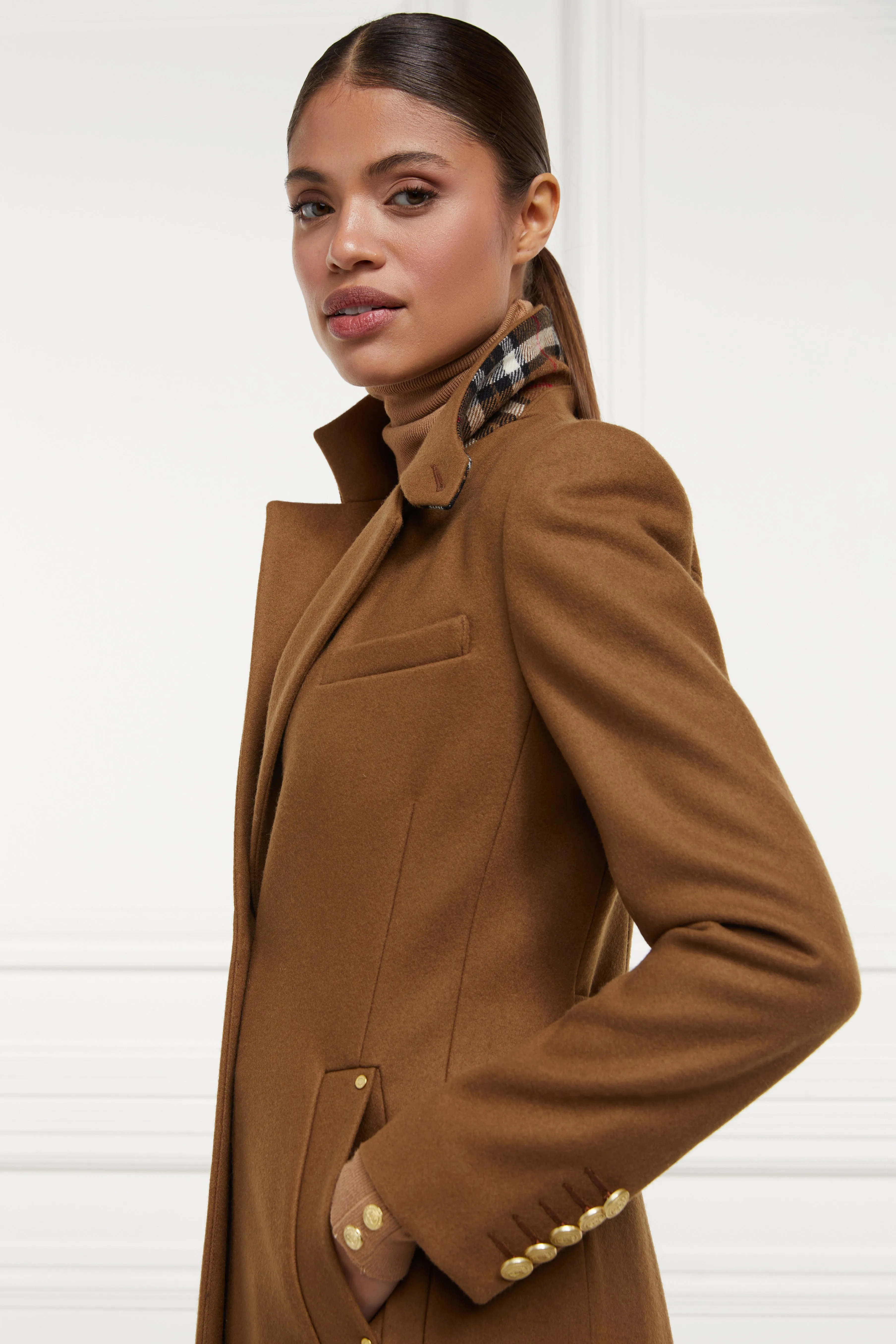 Full Length Regency Coat (Dark Camel) sold by Holland Cooper product image thumbnail 3