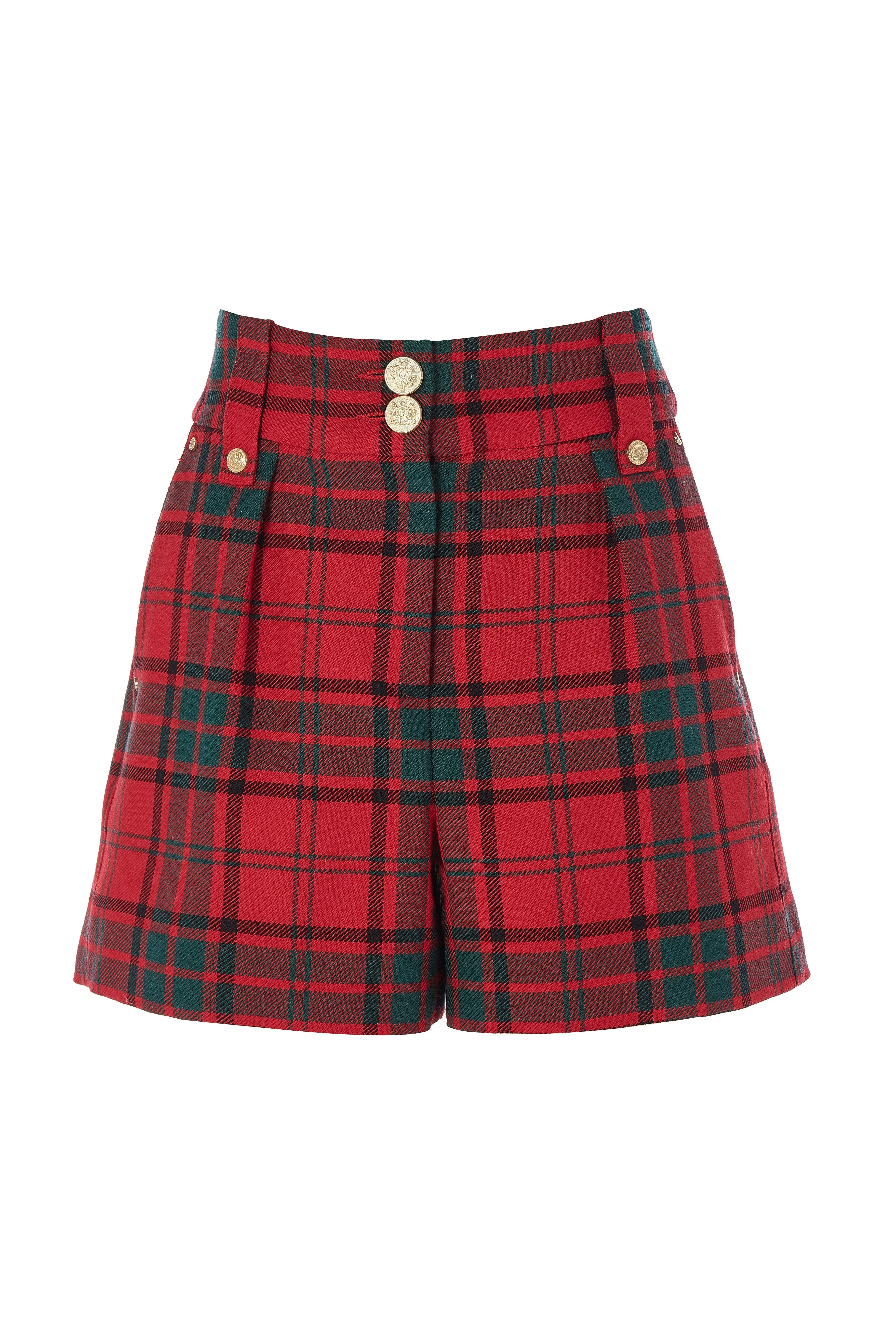 Luxe Tailored Short (Red Tartan) sold by Holland Cooper product image thumbnail 4