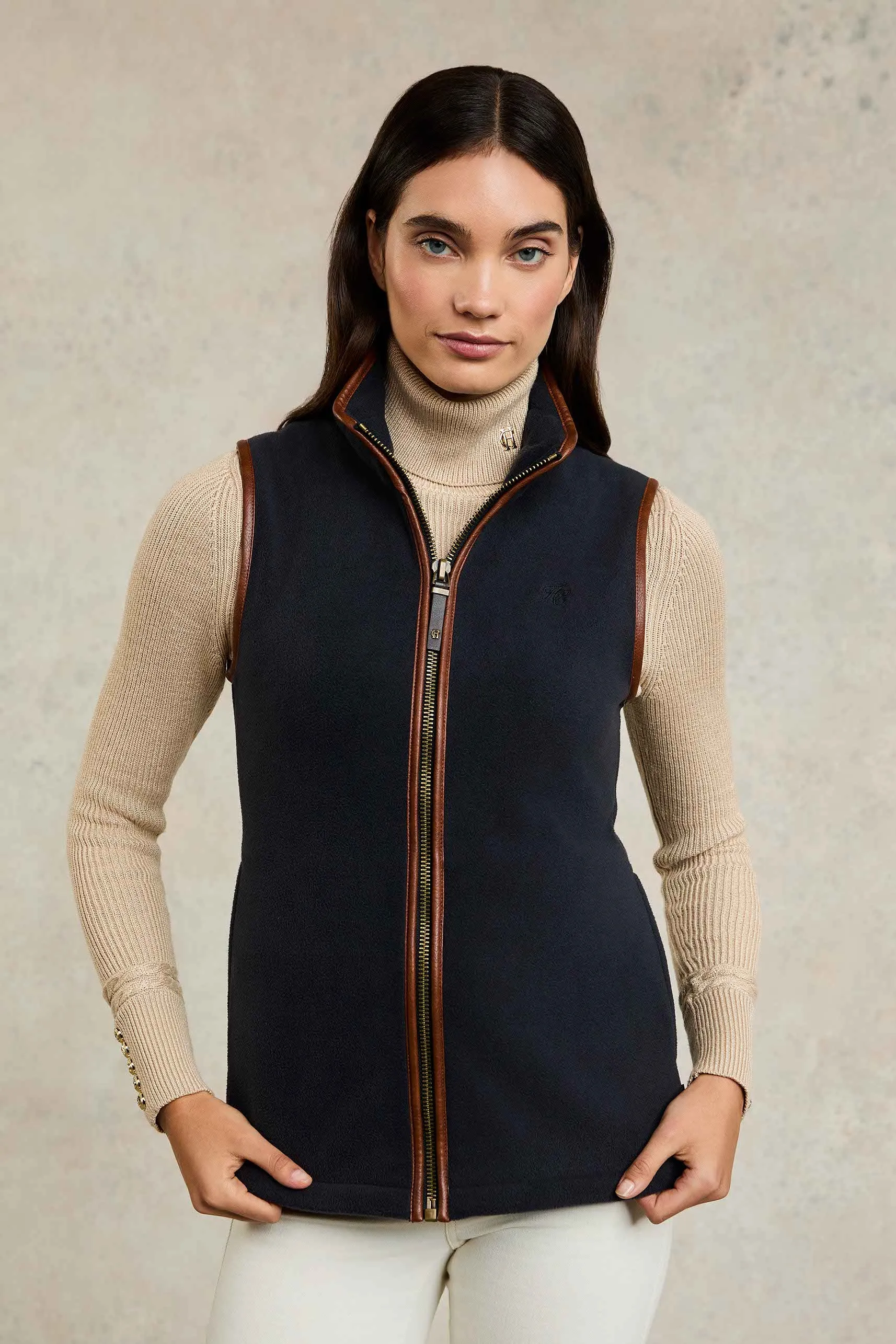 Country Fleece Gilet (Ink Navy) sold by Holland Cooper product image thumbnail 5