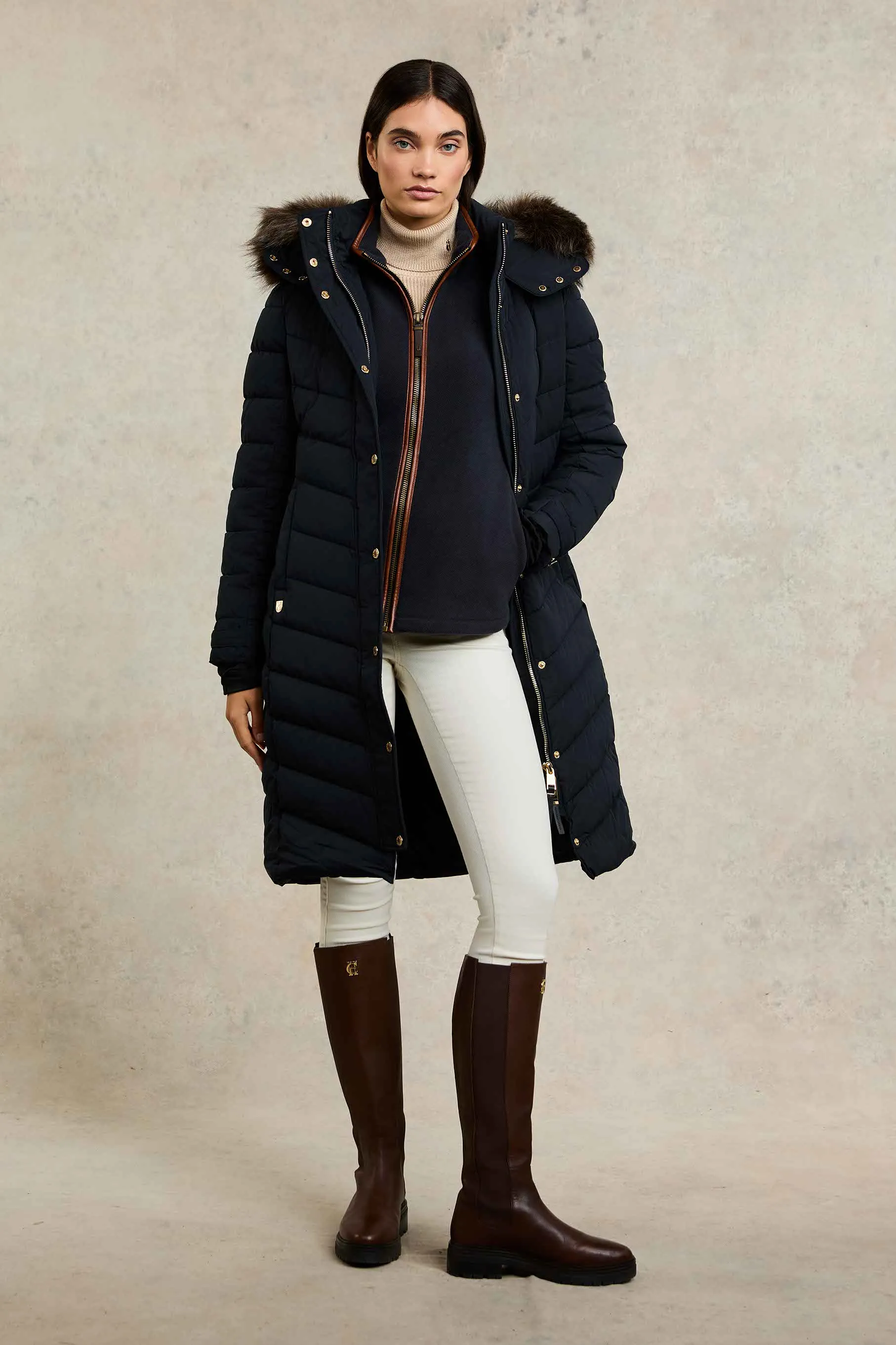 Country Fleece Gilet (Ink Navy) sold by Holland Cooper product image thumbnail 2