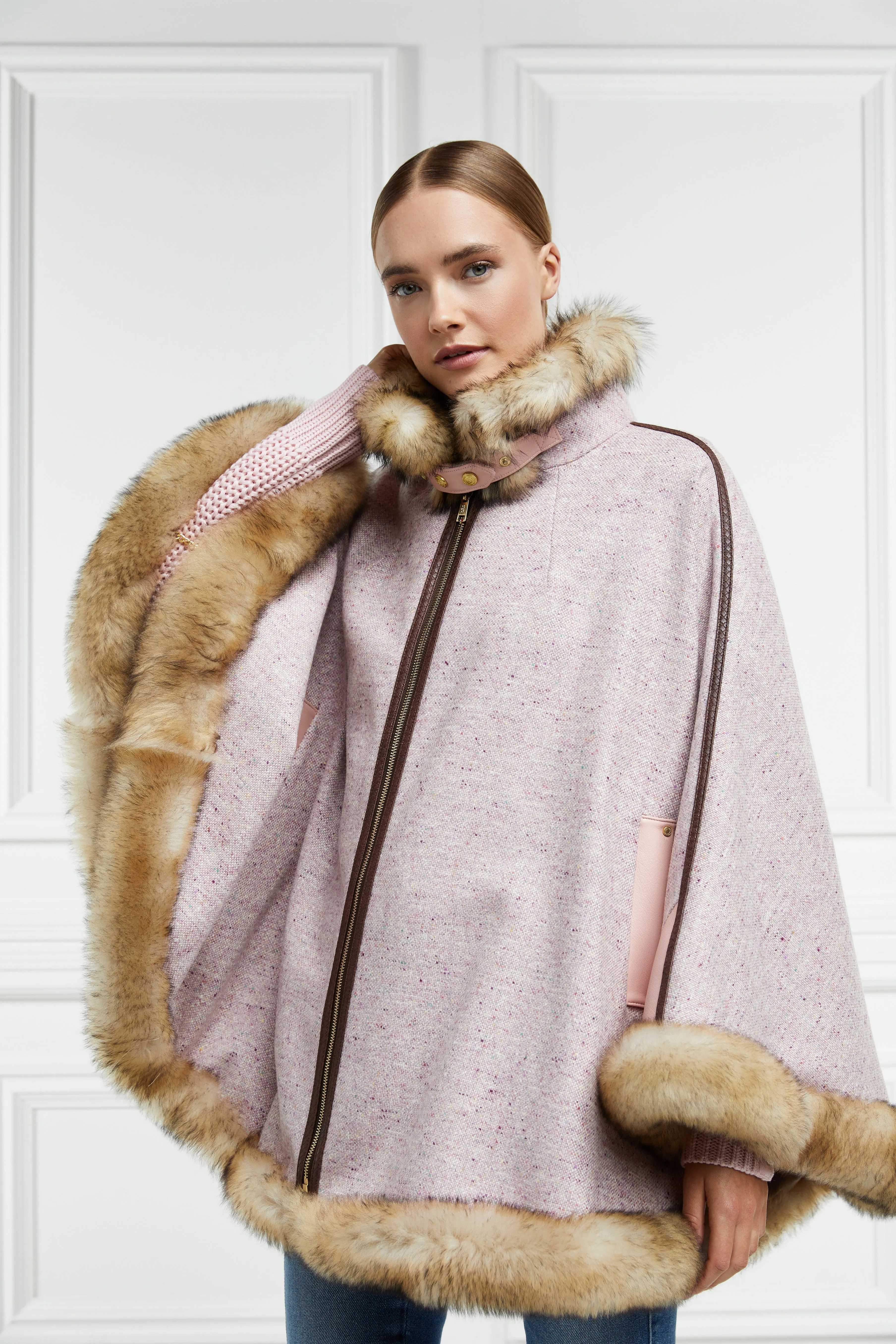 Gold Label Chiltern Cape (Anniversary Pink) sold by Holland Cooper product image thumbnail 3