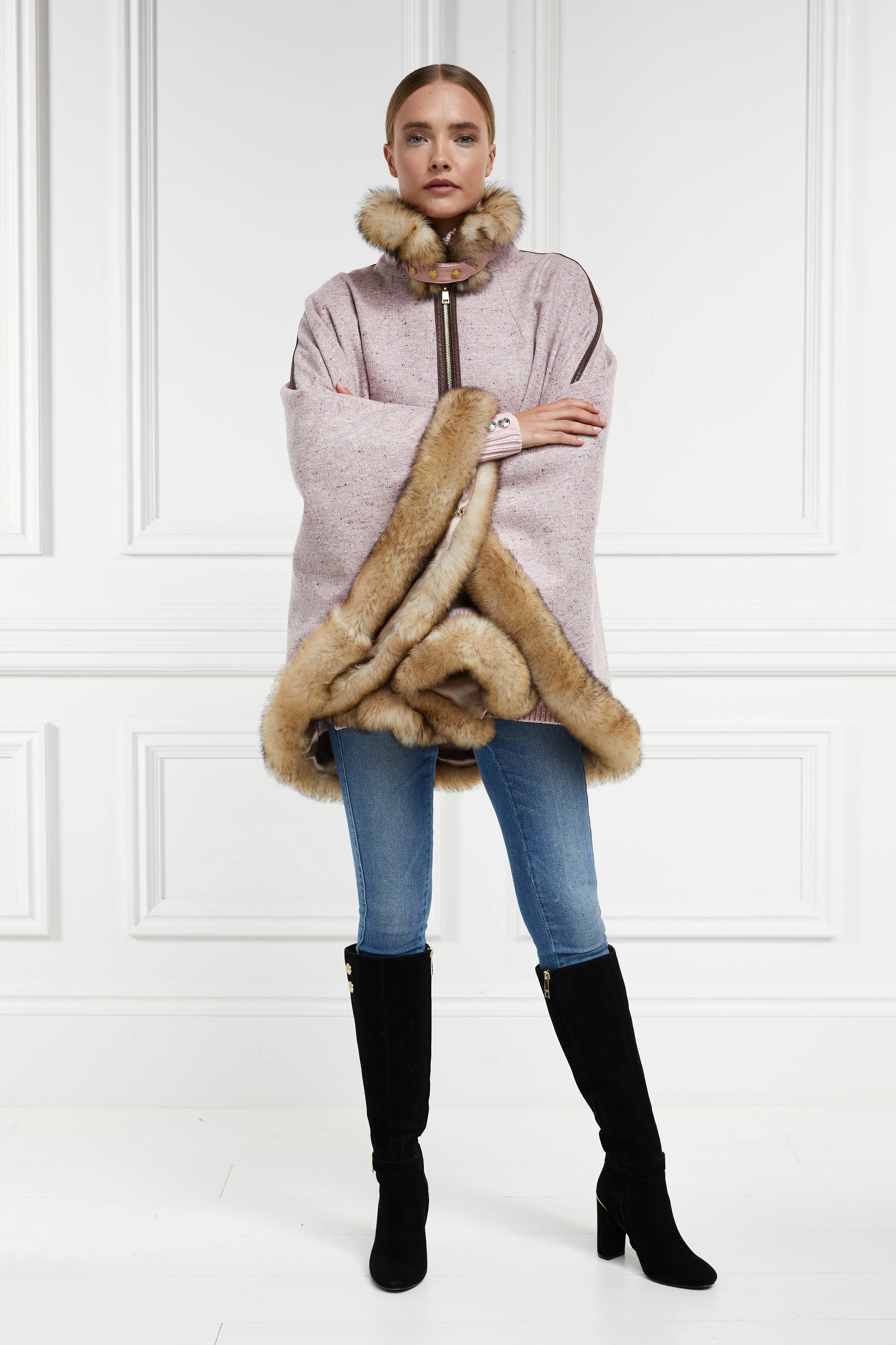 Gold Label Chiltern Cape (Anniversary Pink) sold by Holland Cooper product image thumbnail 4