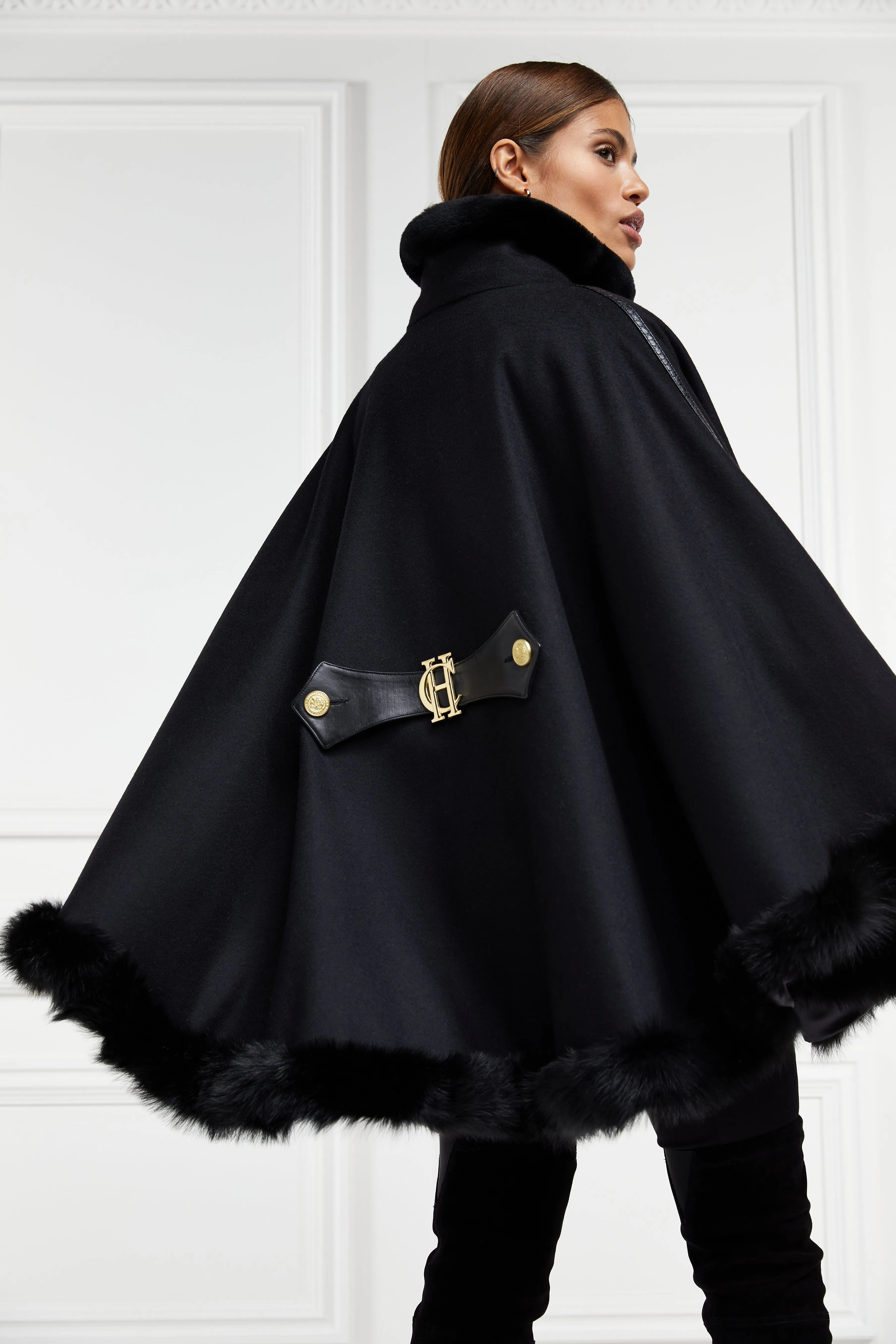 Gold Label Chiltern Cape (Soft Black) sold by Holland Cooper product image thumbnail 2