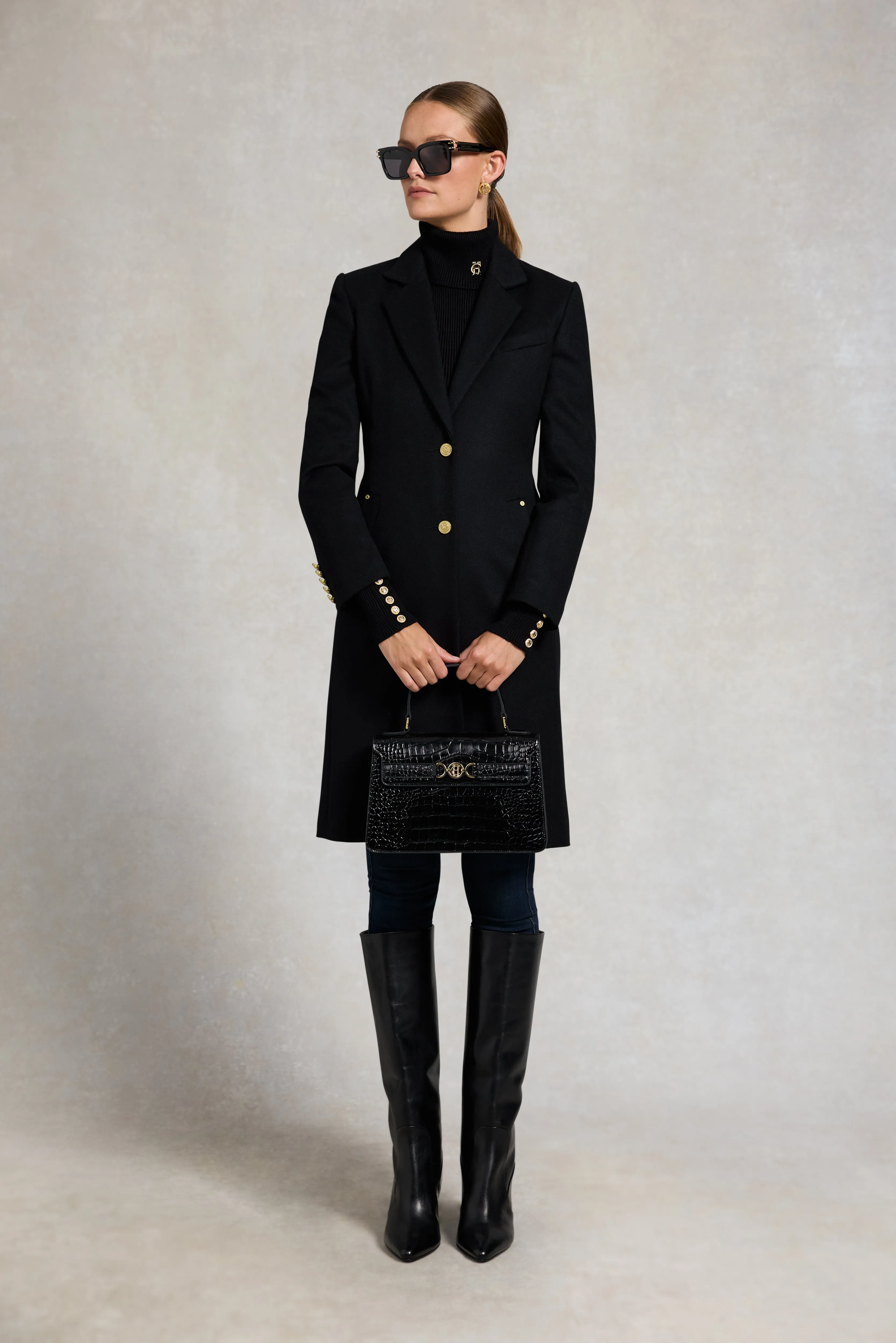 Regency Coat (Soft Black) sold by Holland Cooper product image thumbnail 3
