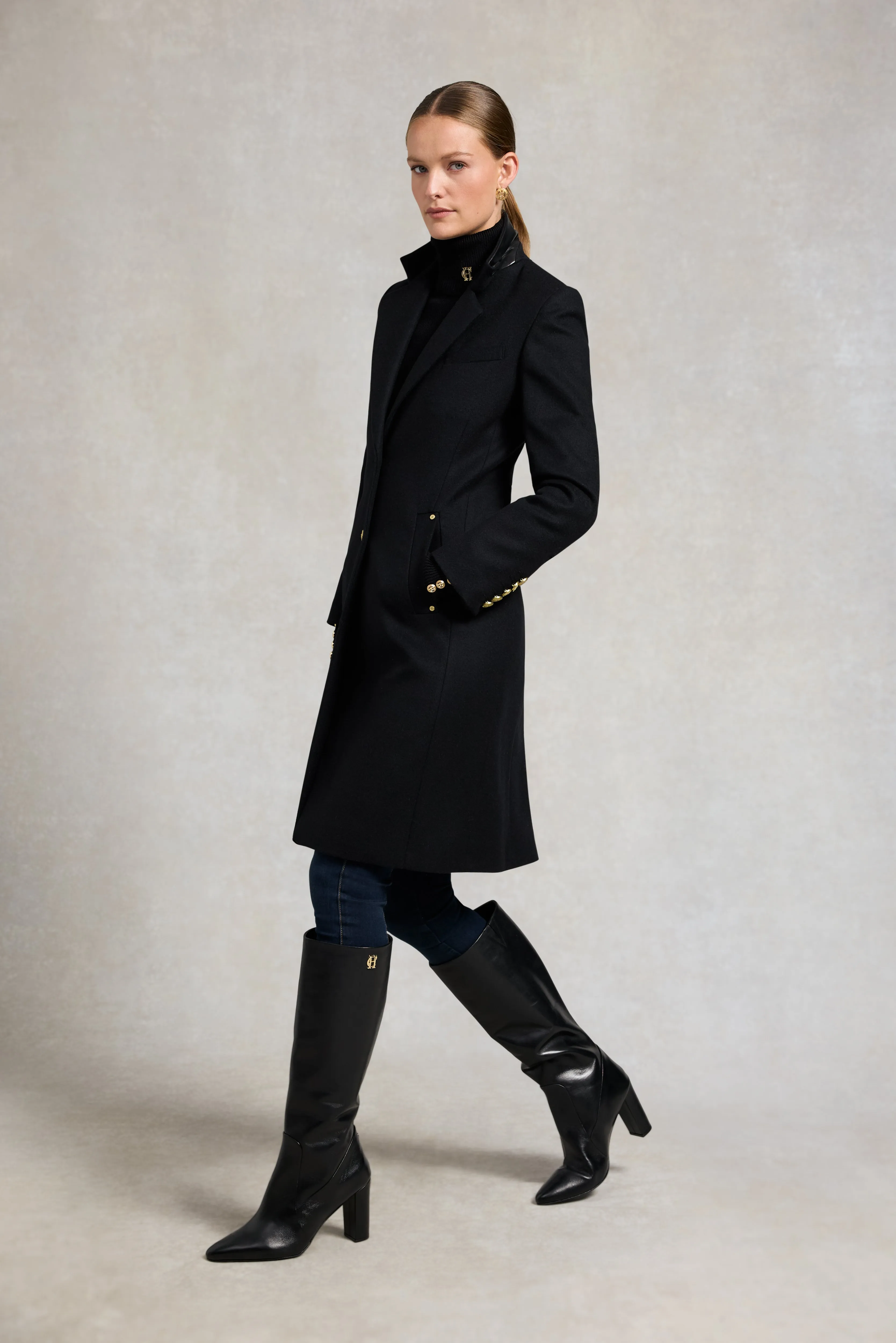 Regency Coat (Soft Black) sold by Holland Cooper product image thumbnail 2